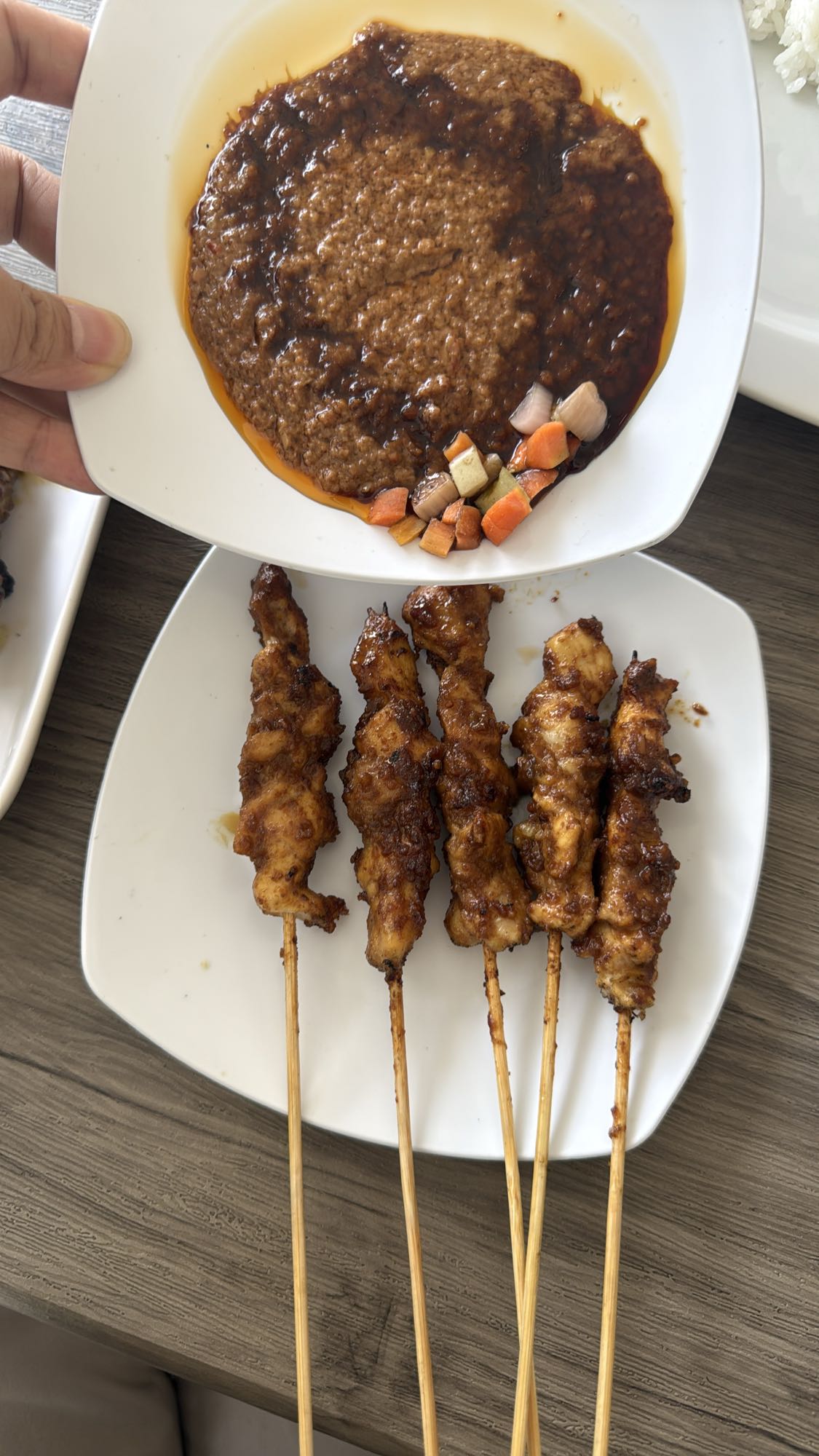 Chicken Satay with Peanut Sauce