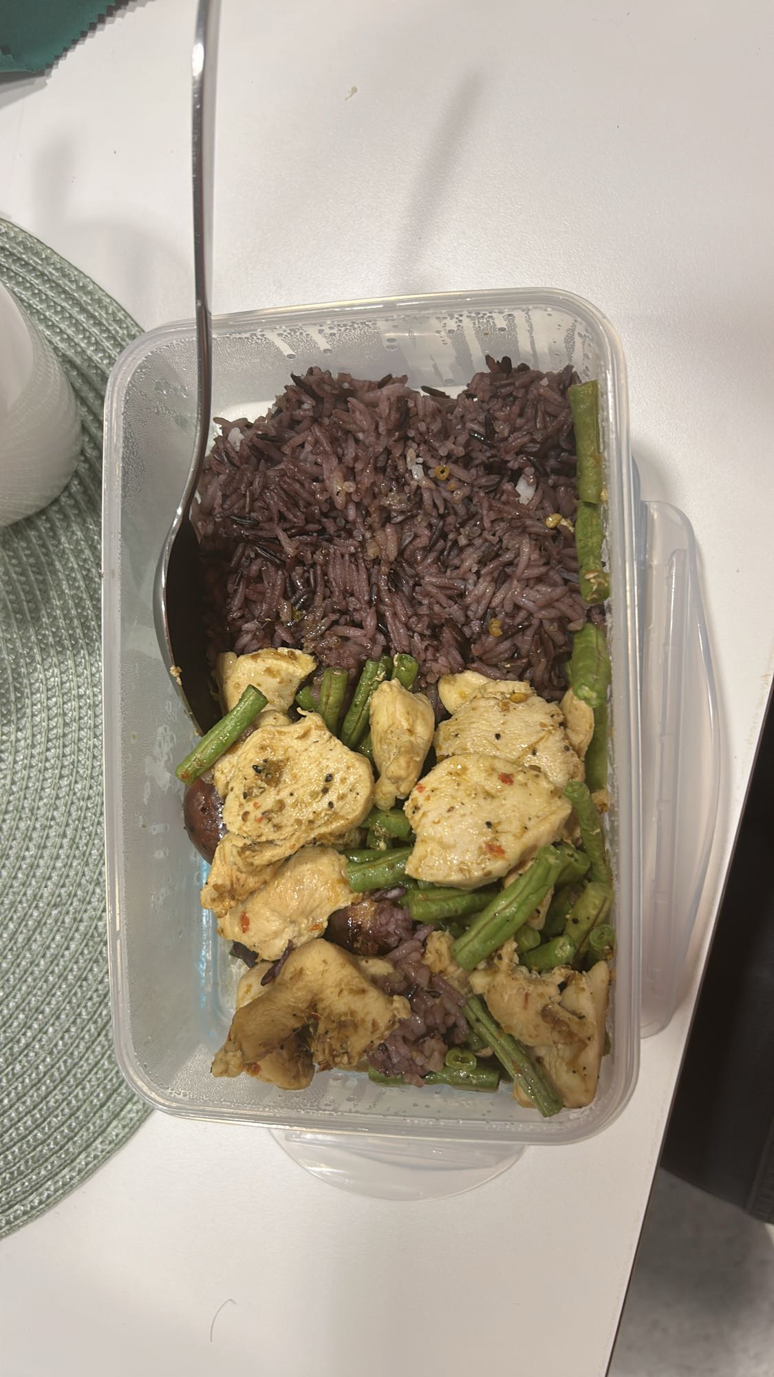 Kylling med svart ris