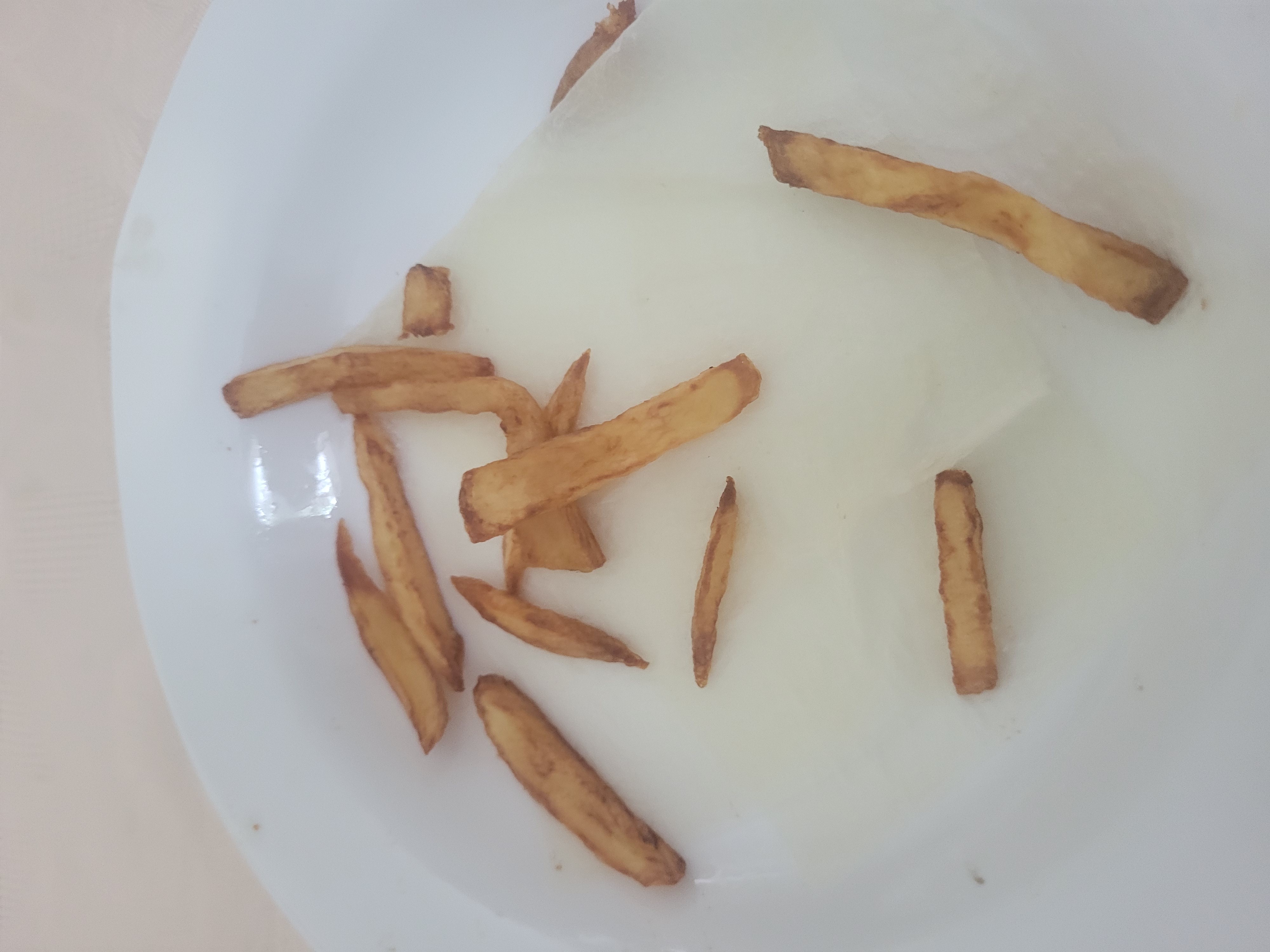 Kleine Portion Pommes
