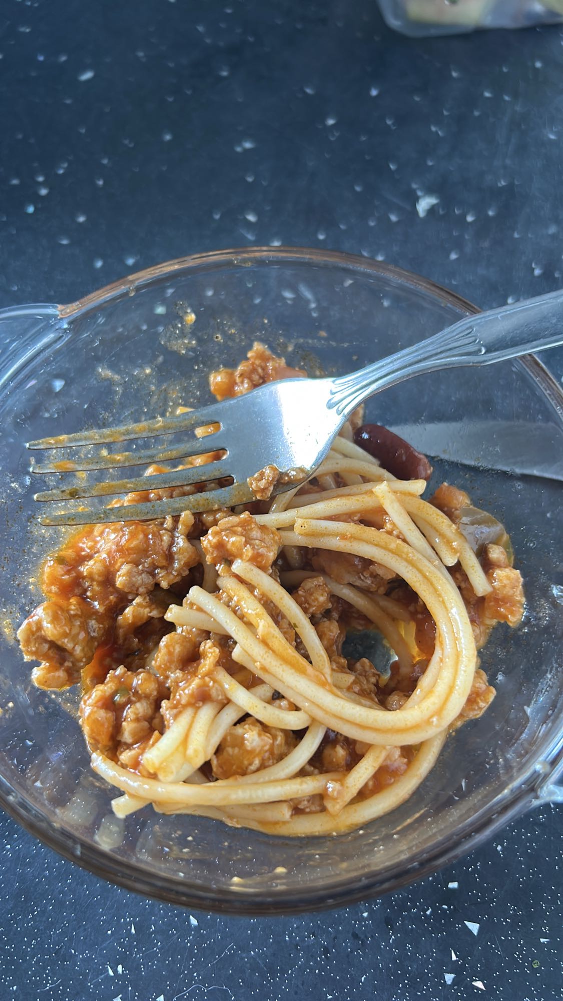 Spaghetti z sosem mięsnym