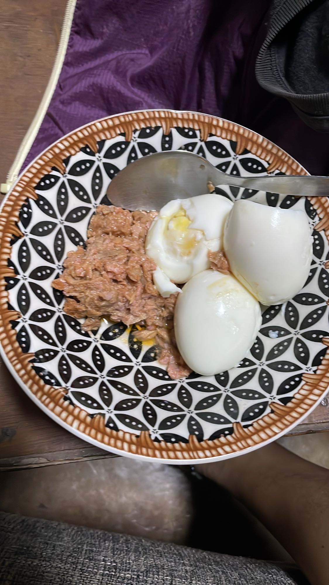 Boiled Eggs with Tuna