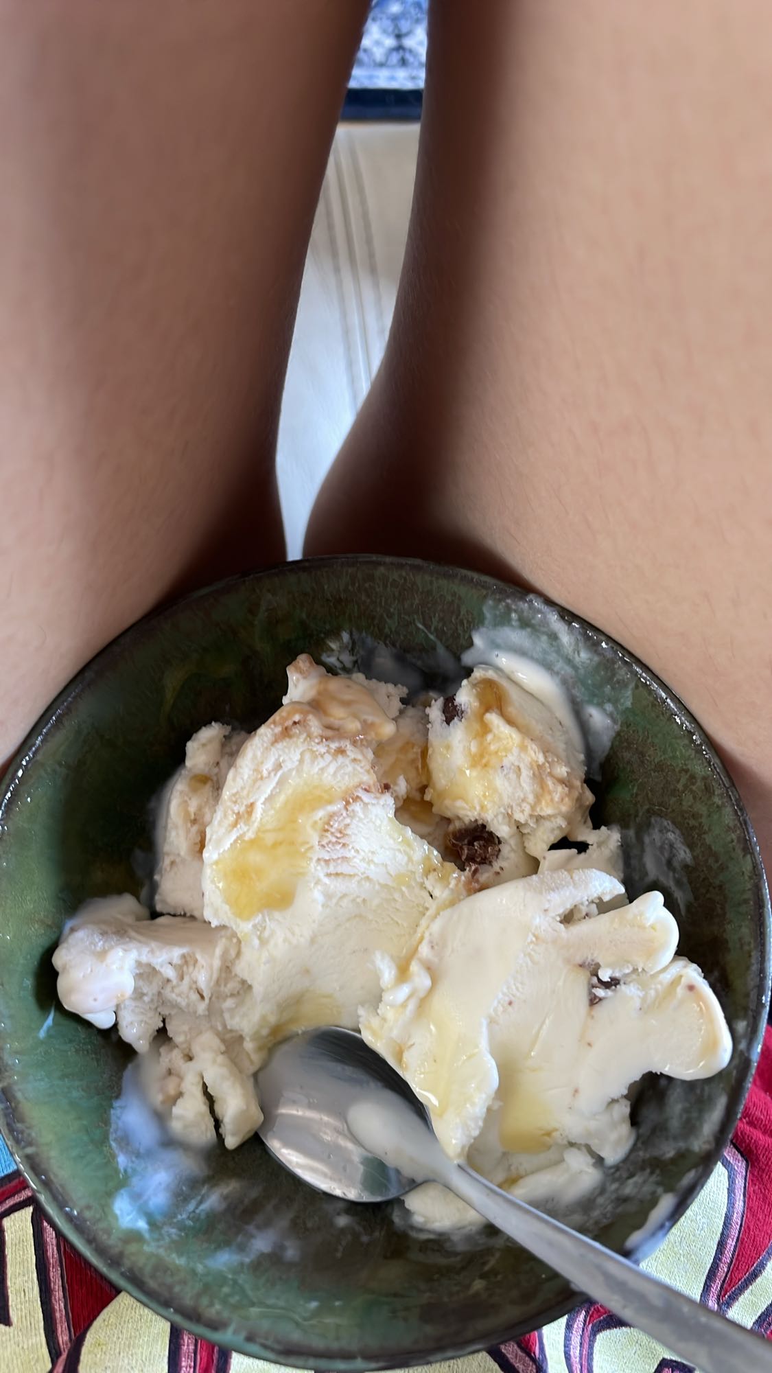 Lody waniliowe z rodzynkami