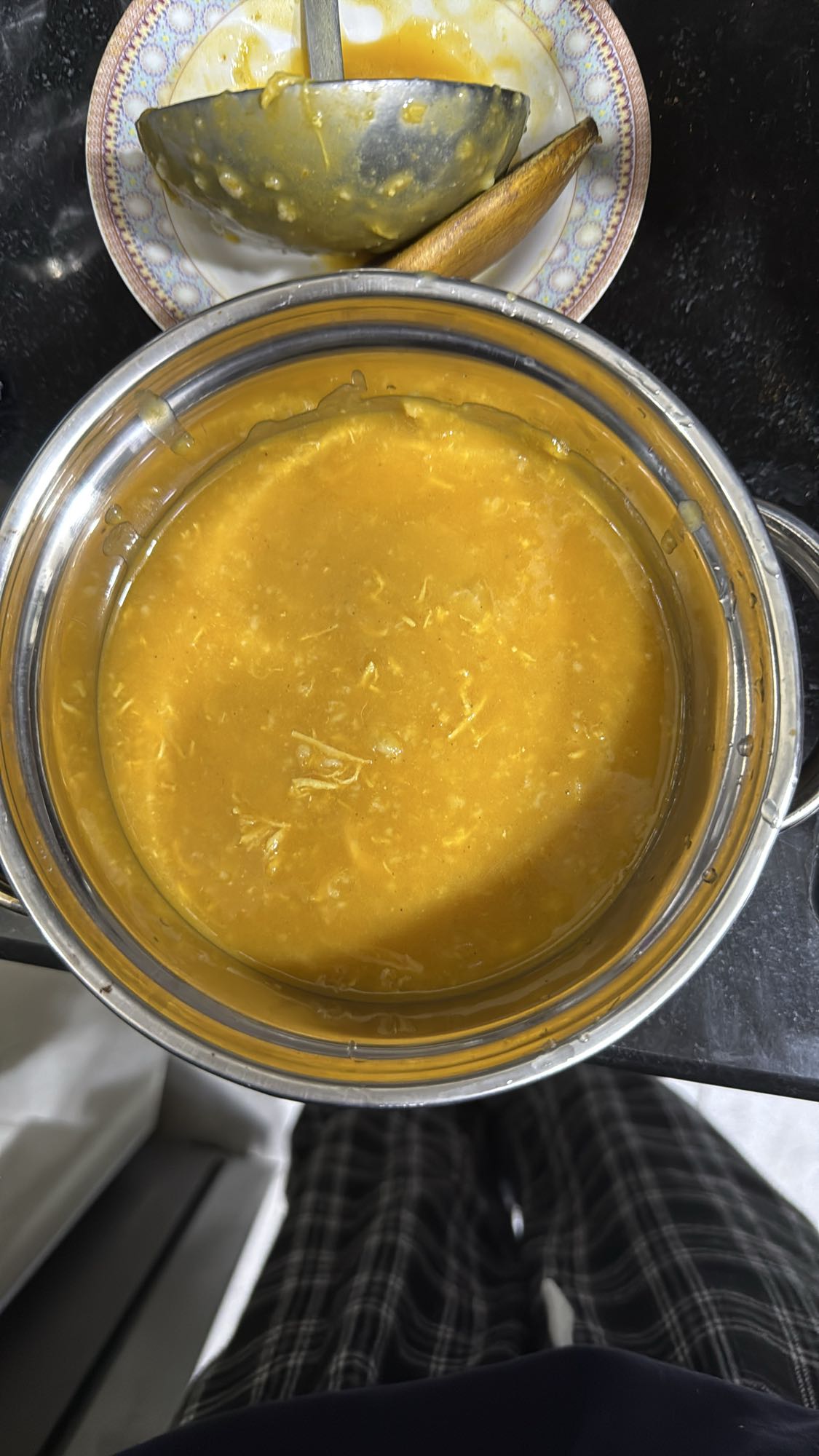 Chicken pumpkin soup