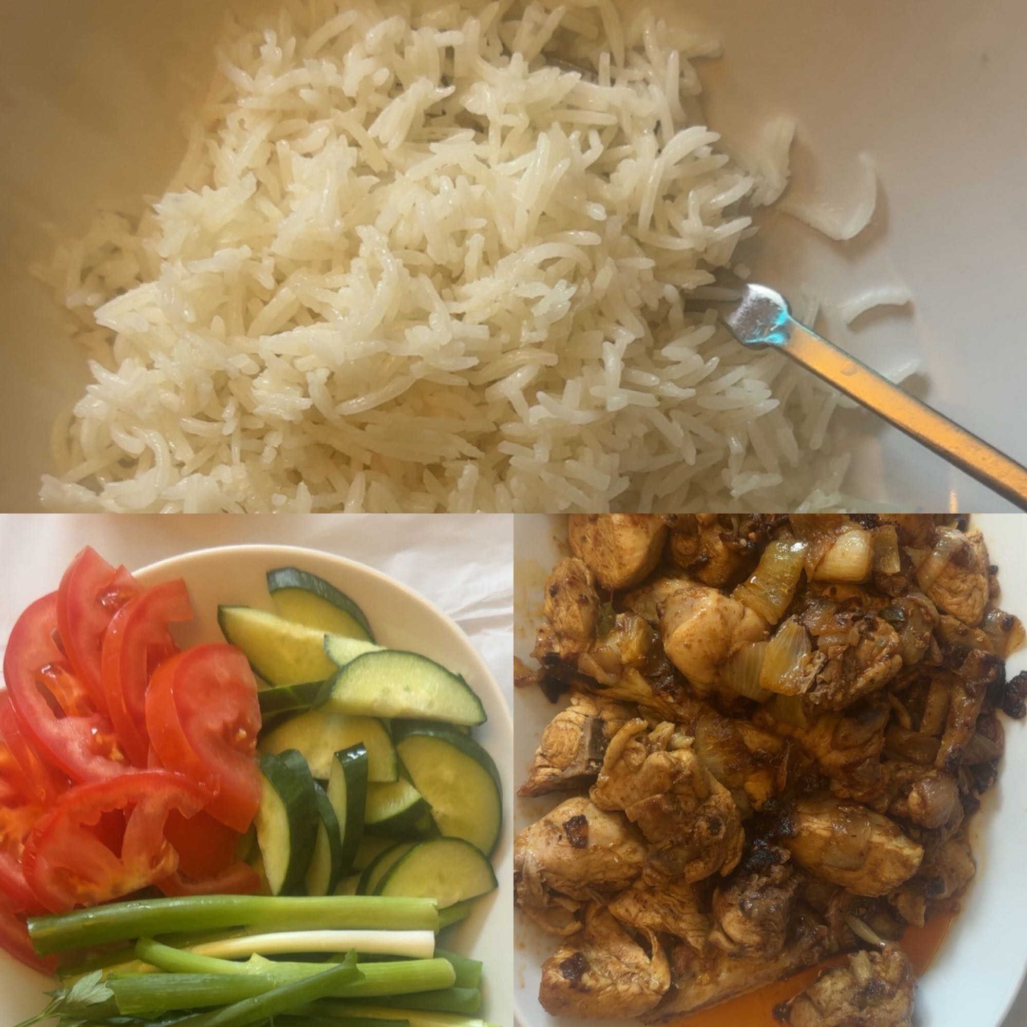 Kyckling med ris och grönsaker