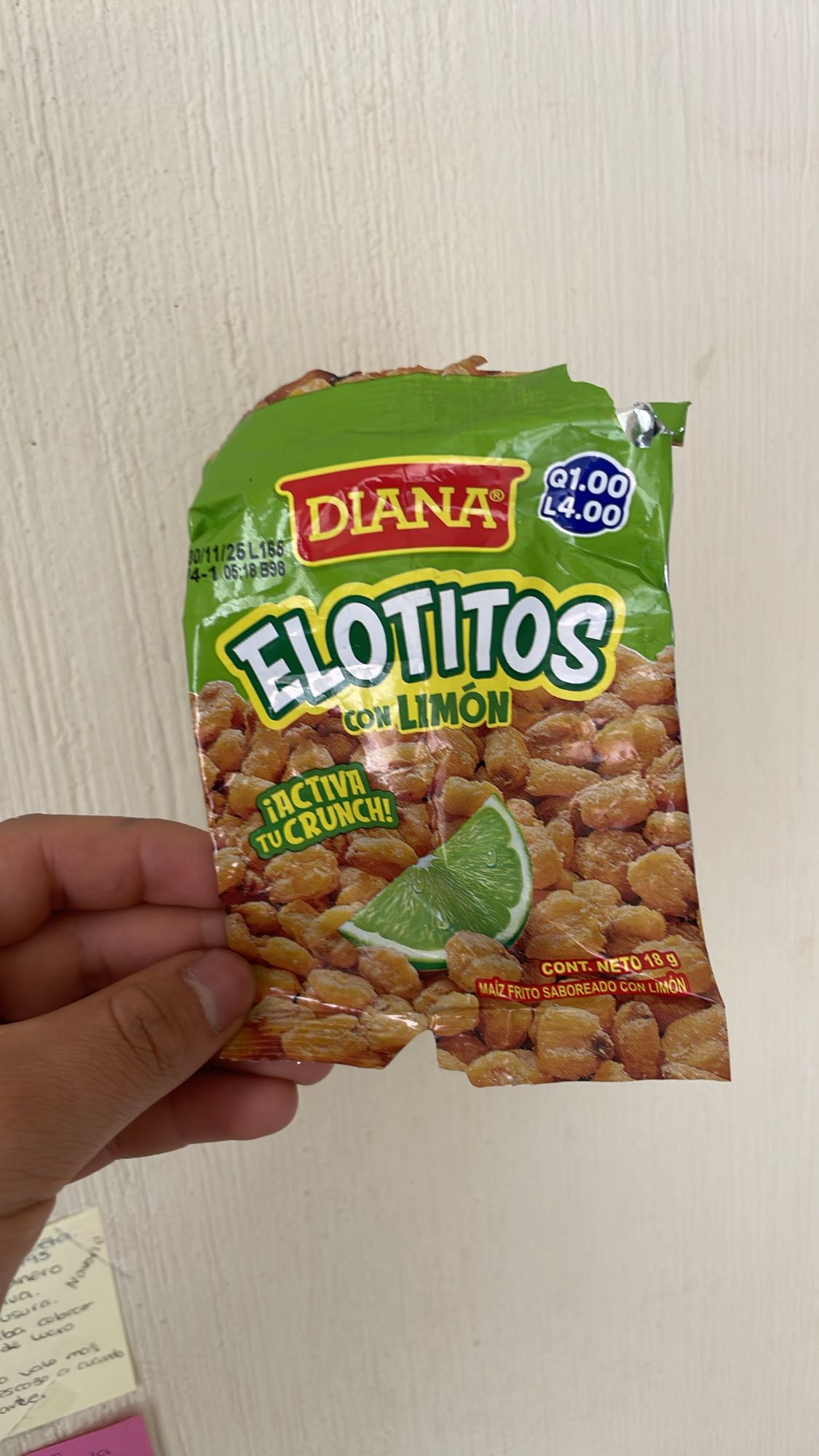 Elotitos con limón