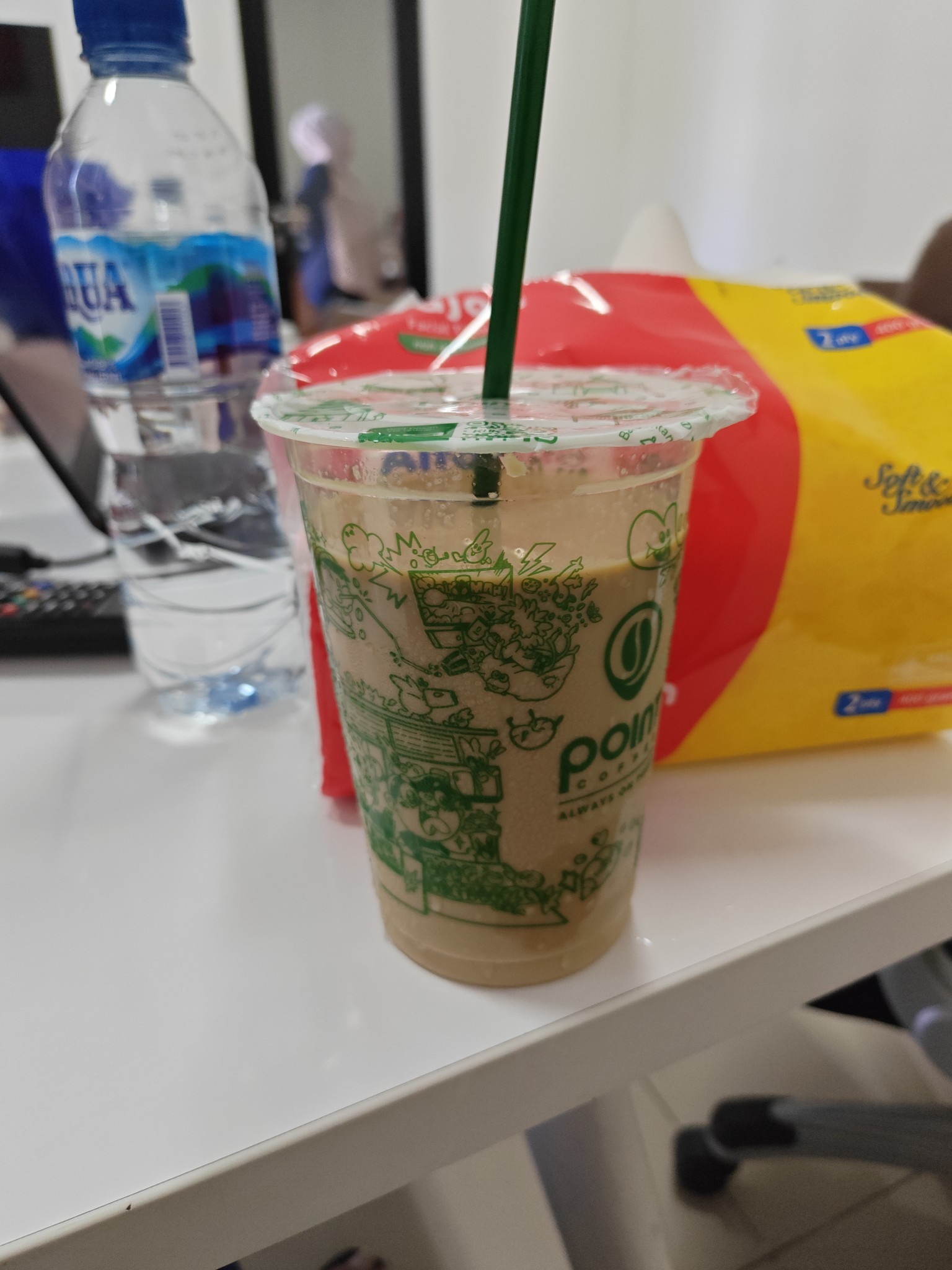 Iced Coffee with Creamer