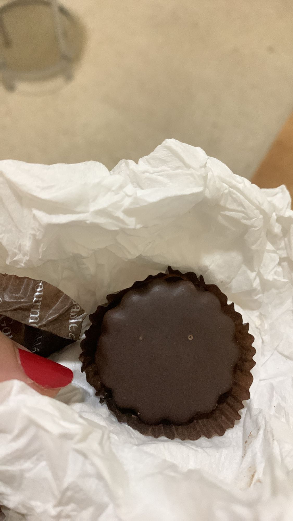 Chocolate peanut cup