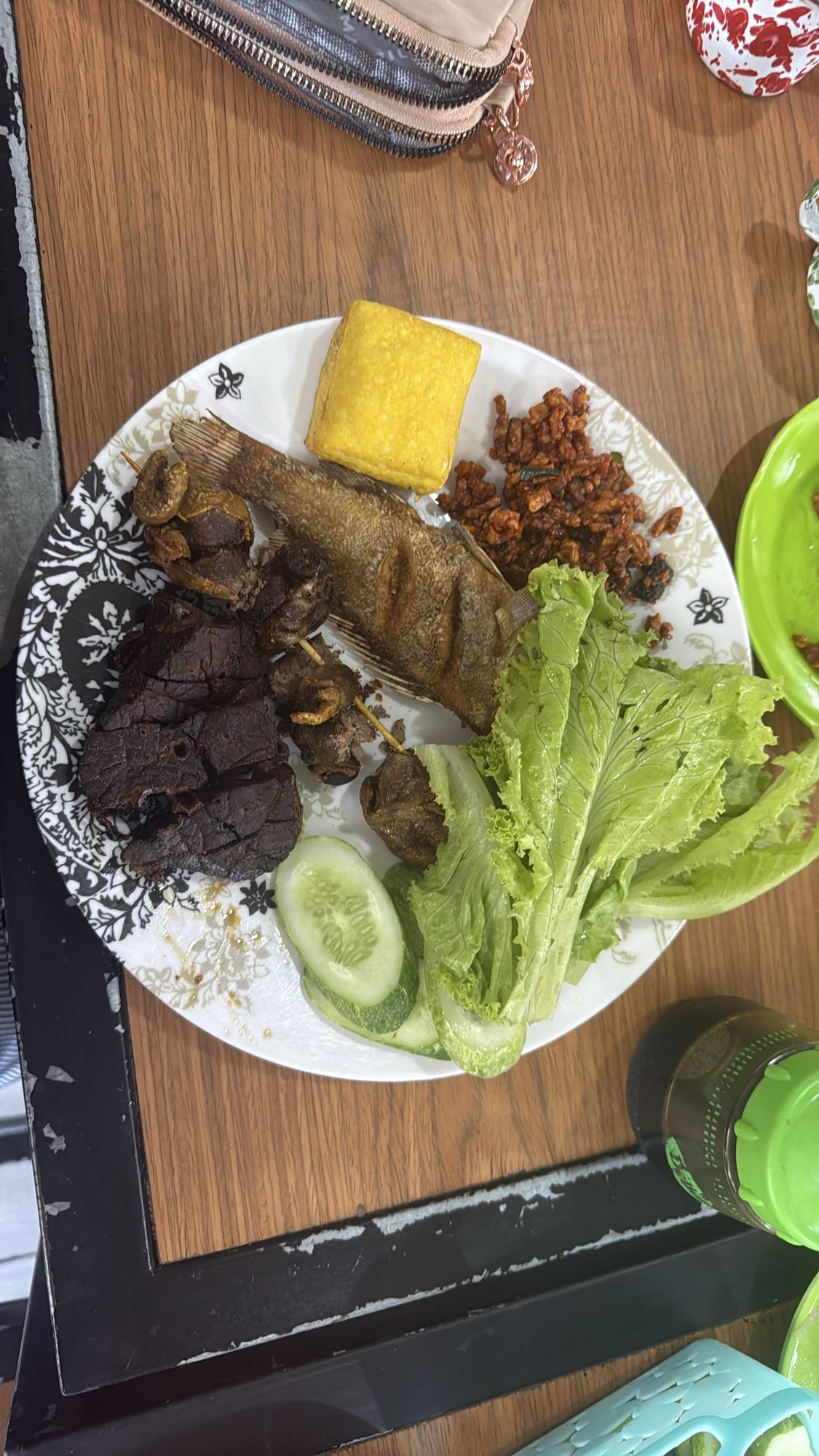 Grilled Fish & Veg Plate