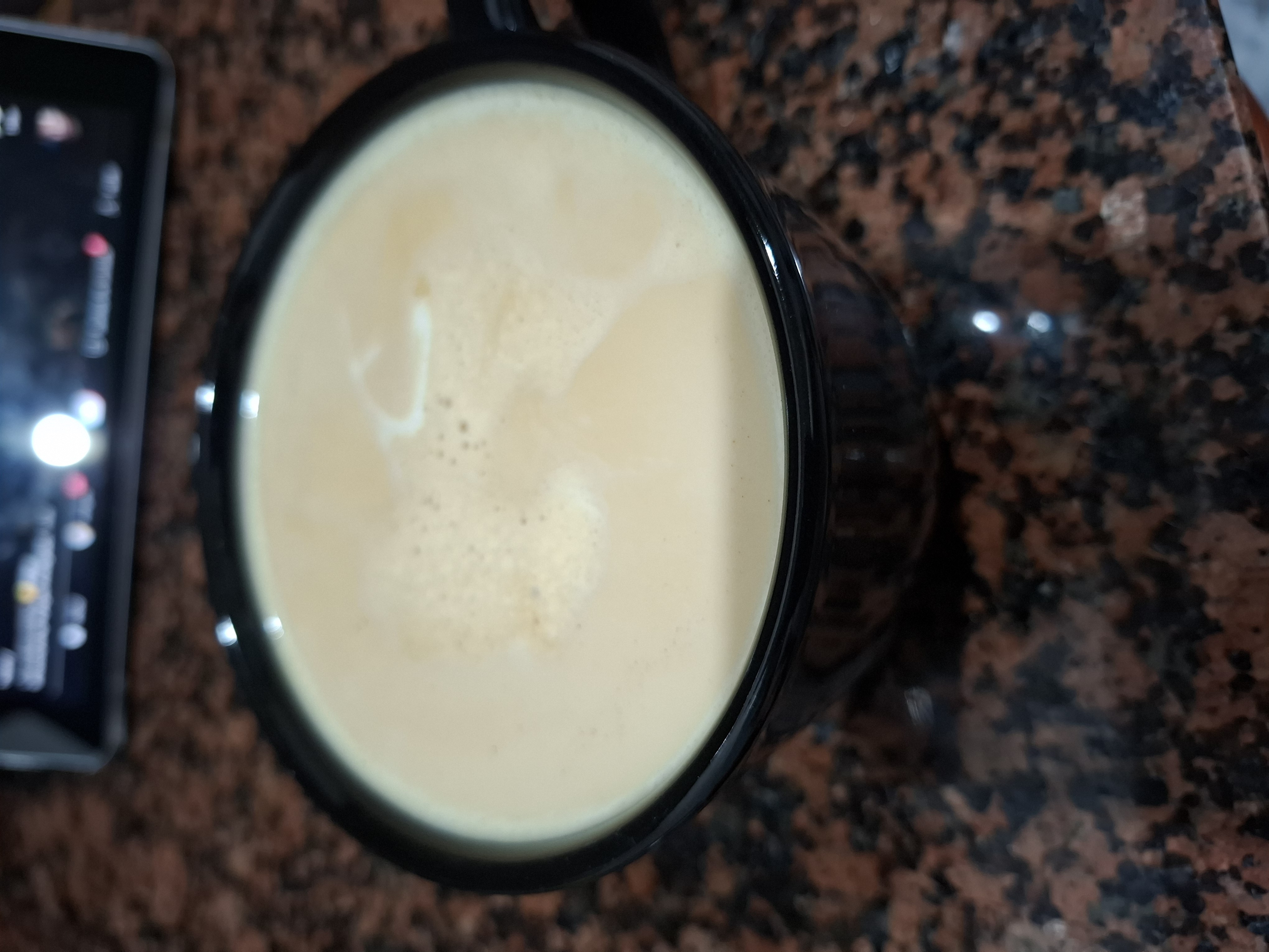 taza de café con leche