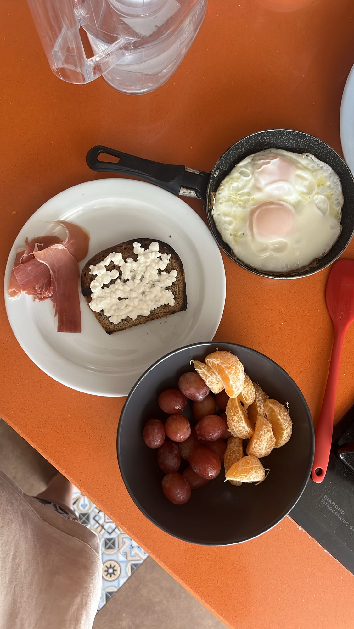 Desayuno mixto saludable