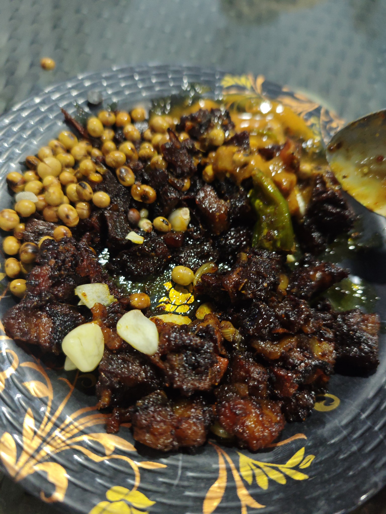 Spiced Meat with Soybeans