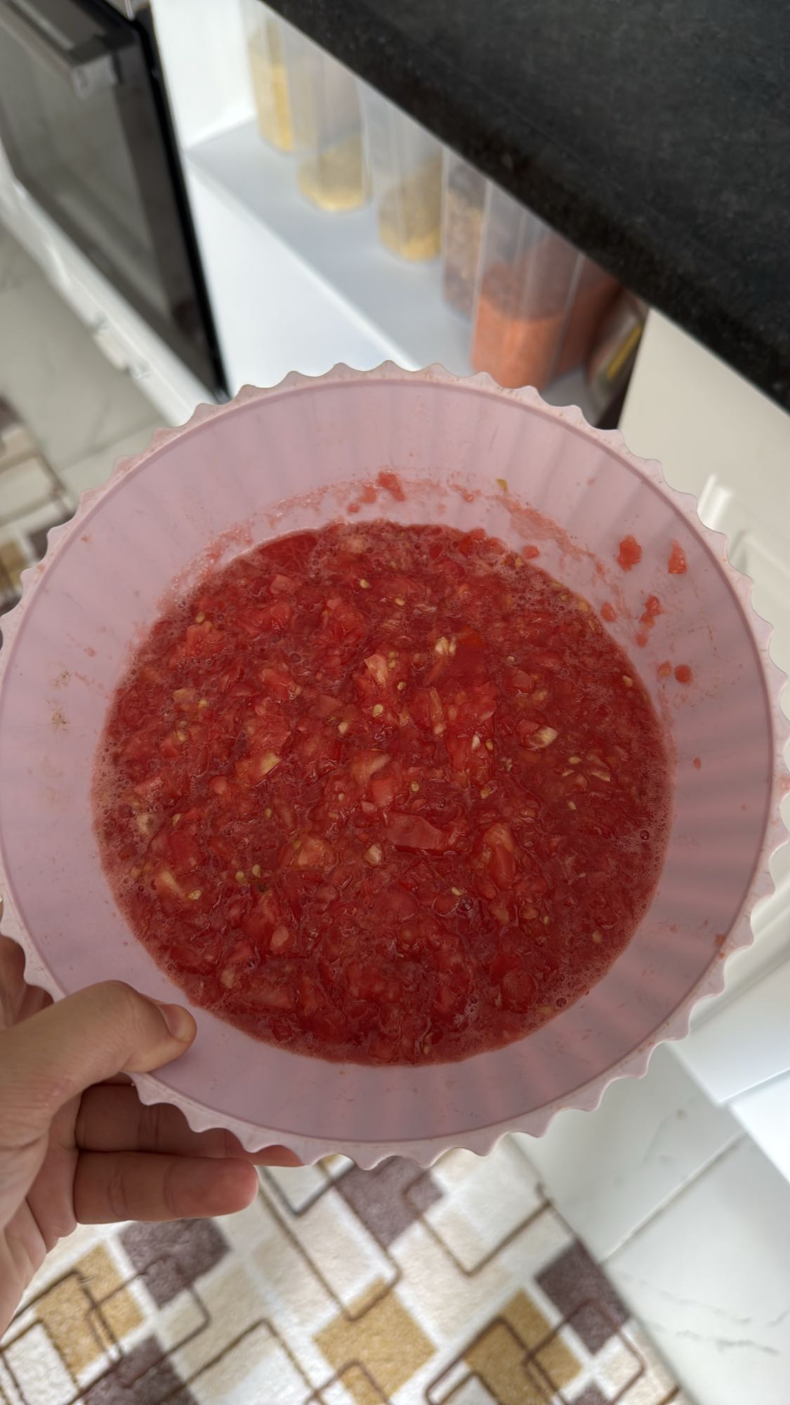 طماطم مهروسة