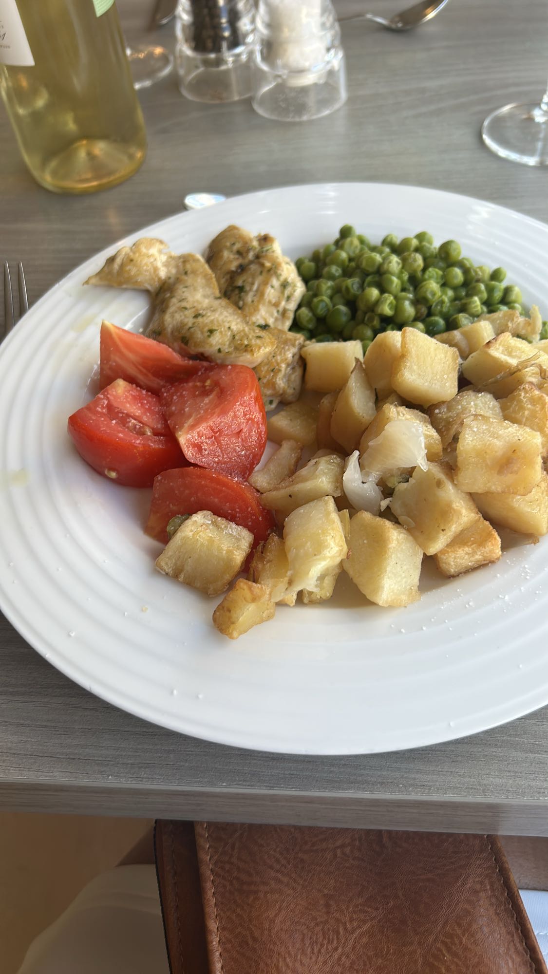 Kip met groenten en aardappelen