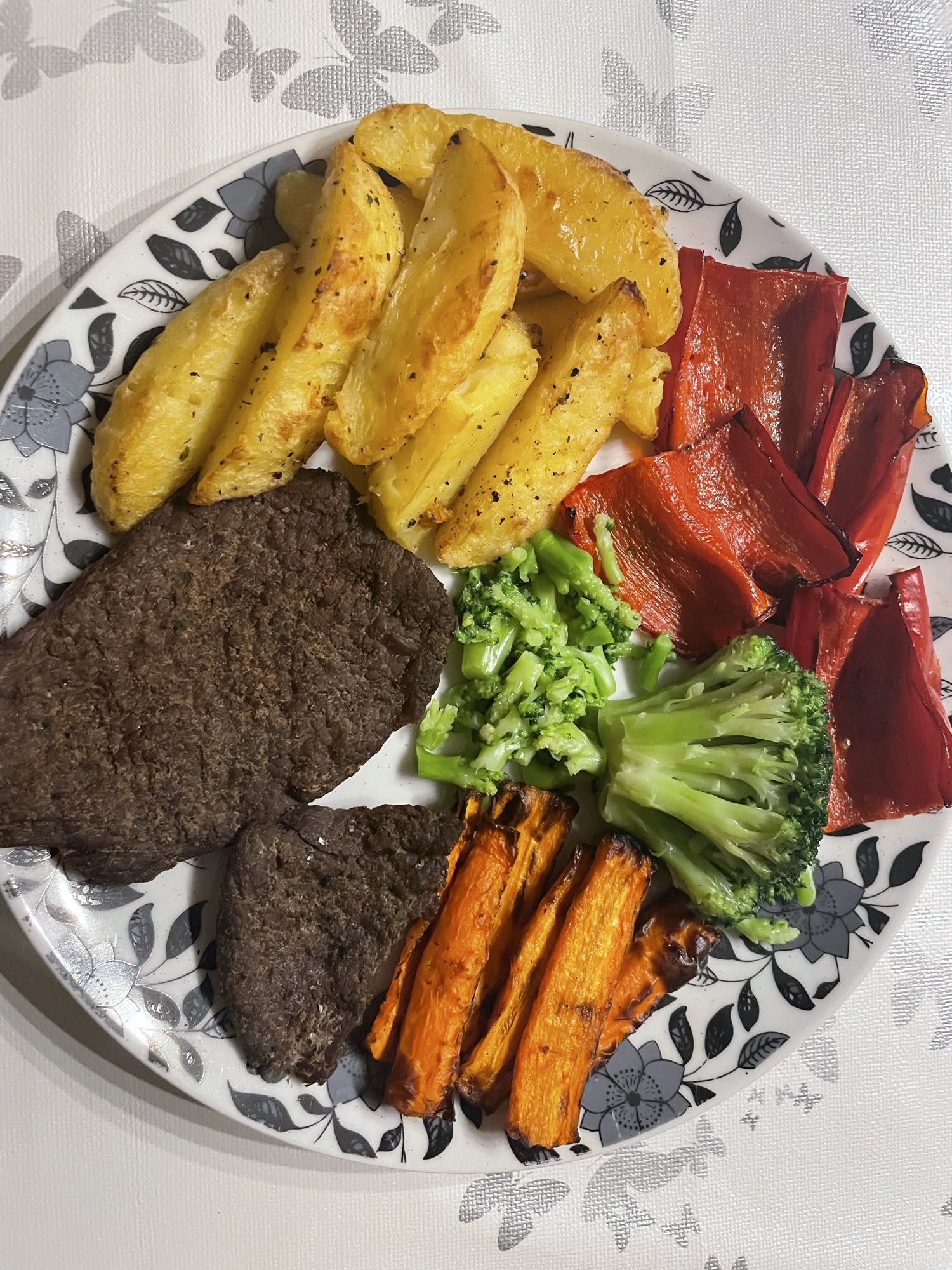 Biefstuk mit Gemüse