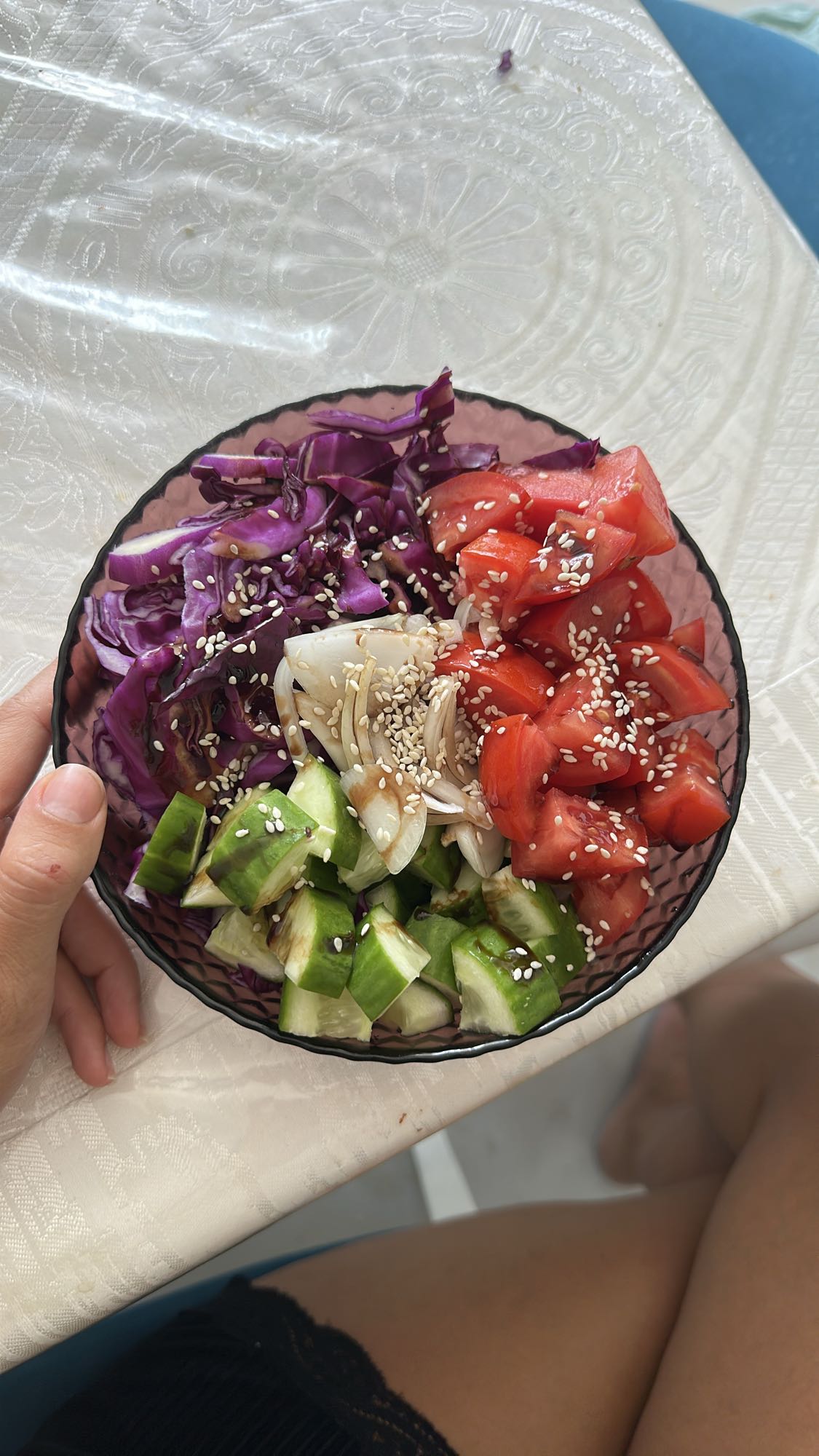 Fresh Veggie Salad Bowl