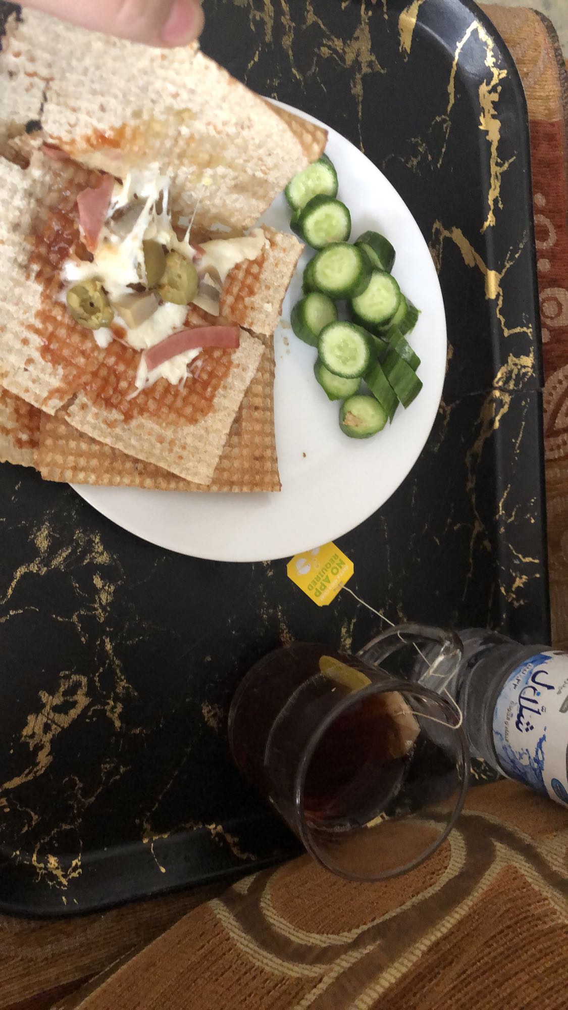 Crispbread Sandwich & Tea