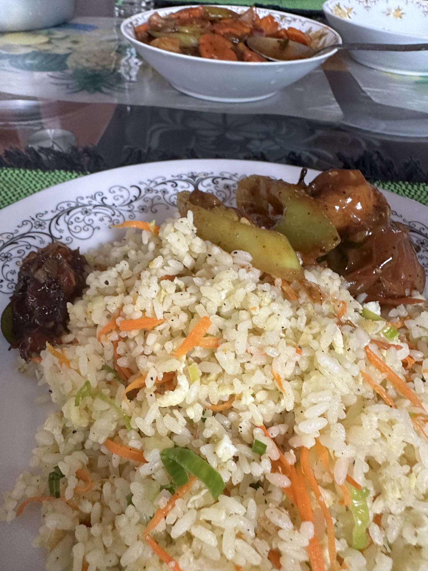 Vegetable Fried Rice with Chicken