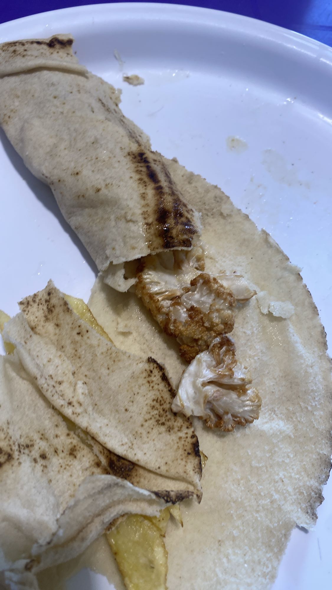 Cauliflower Potato Wrap