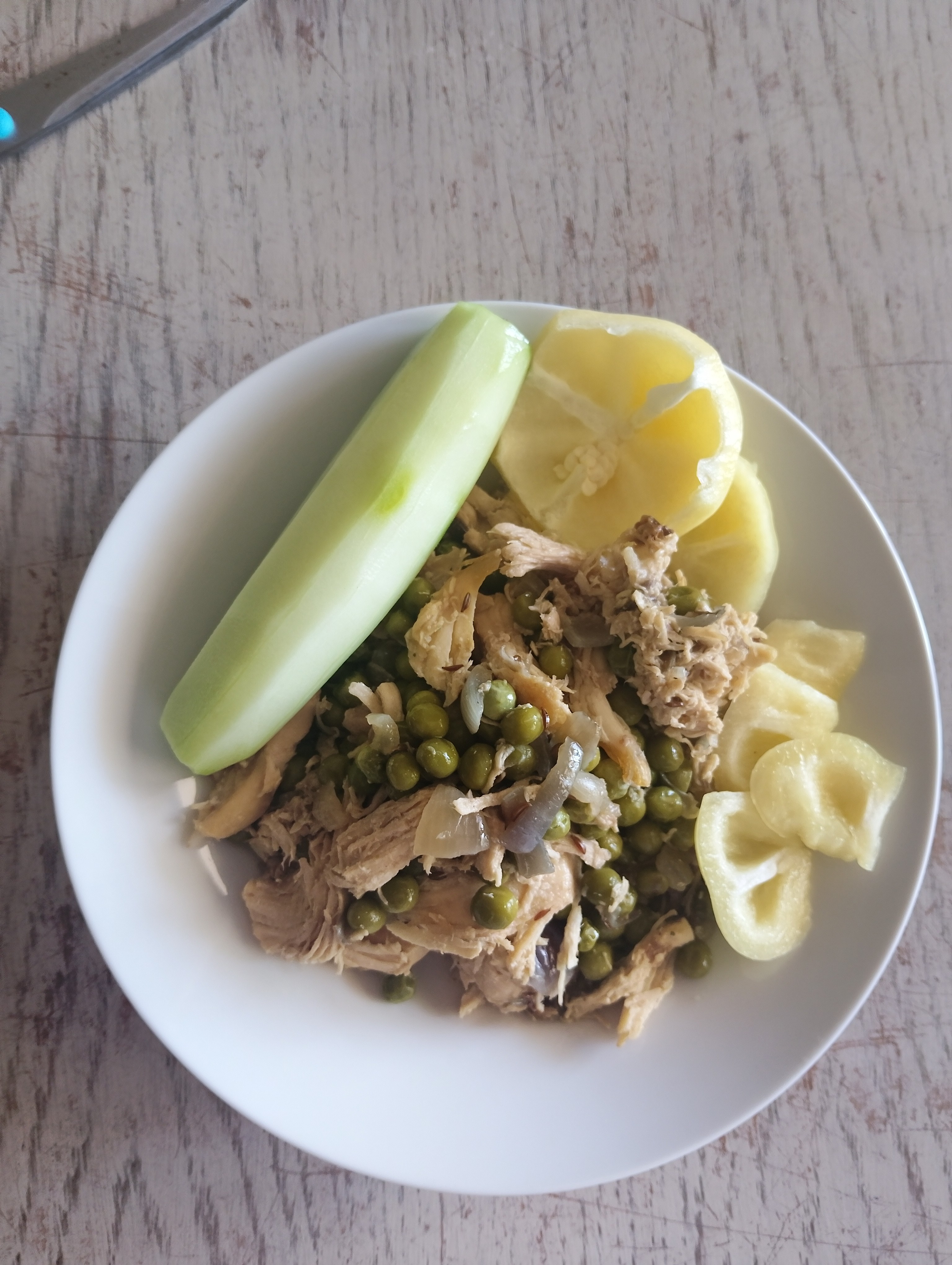 Tuna Peas Salad Plate