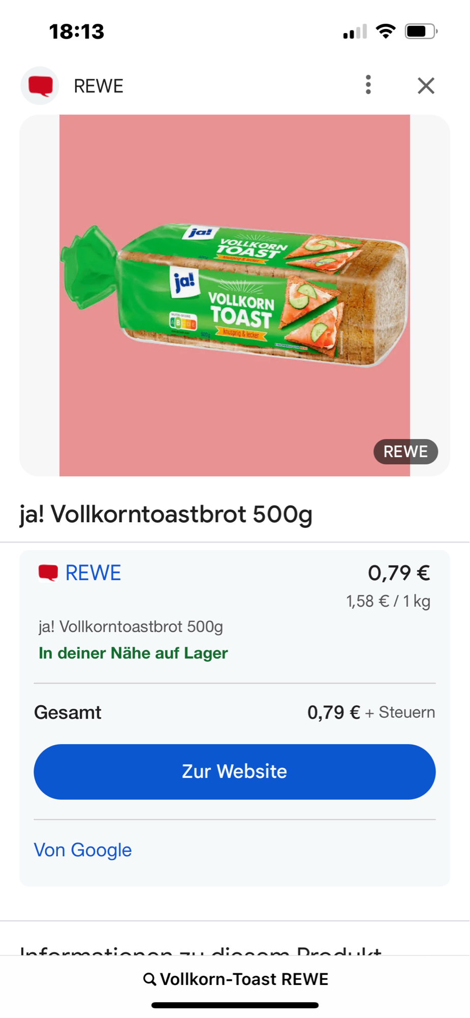 Vollkorntoastbrot