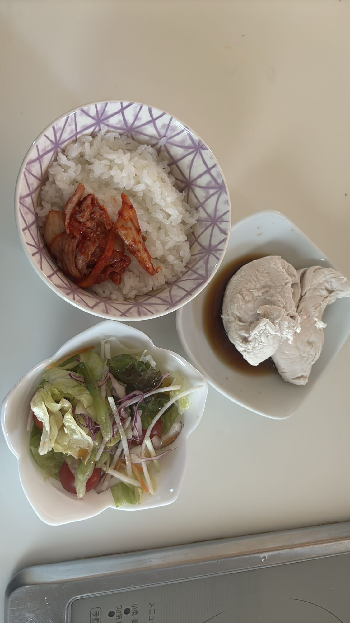 鶏むね肉とごはんセット