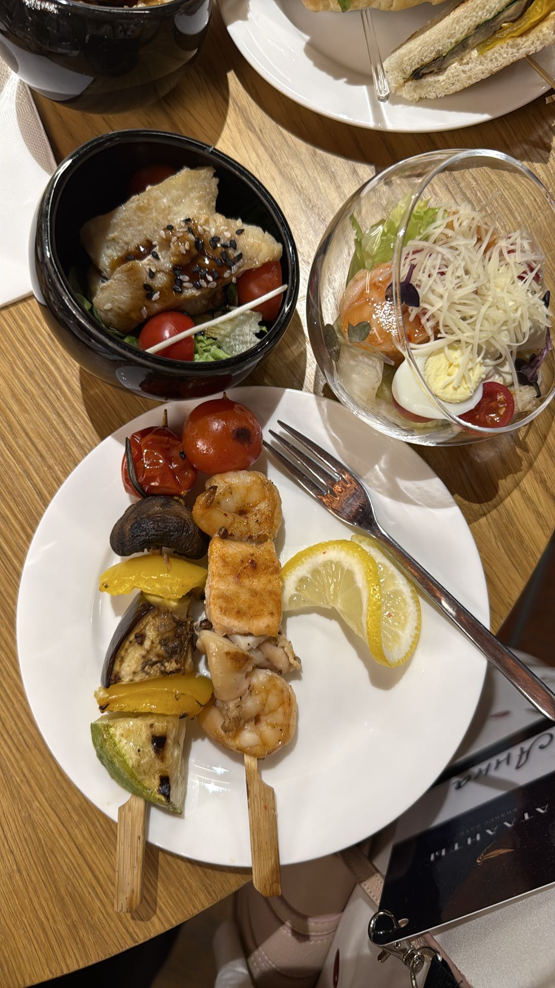 Овощи и морепродукты