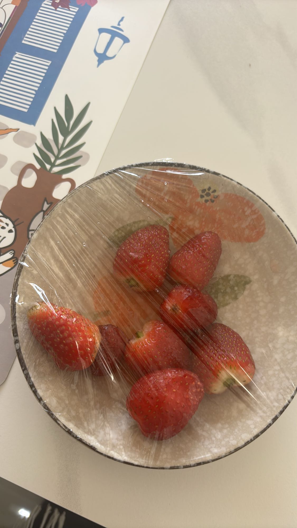 Fresh Strawberries Bowl