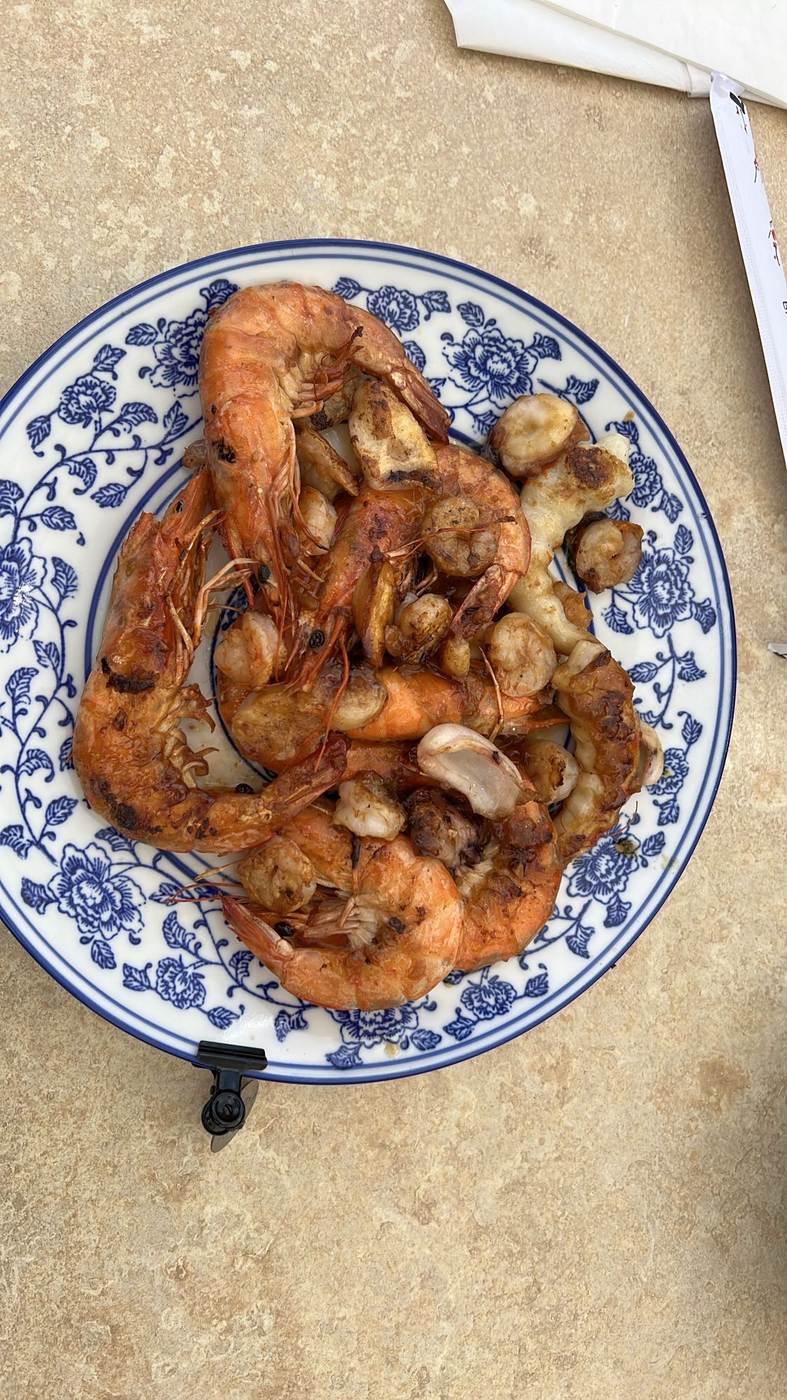 Grillowana mieszanka owoców morza