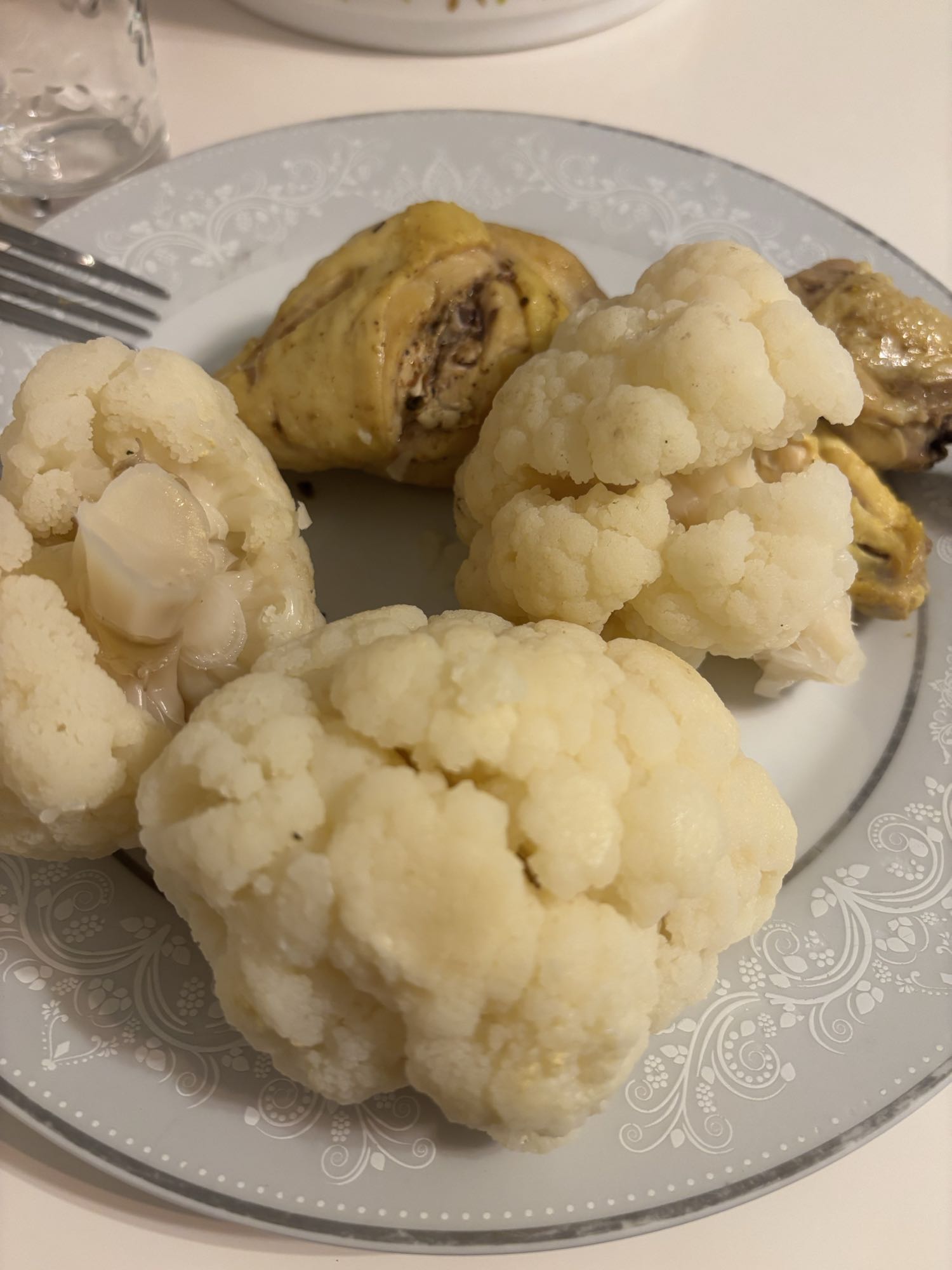 Poulet et chou-fleur