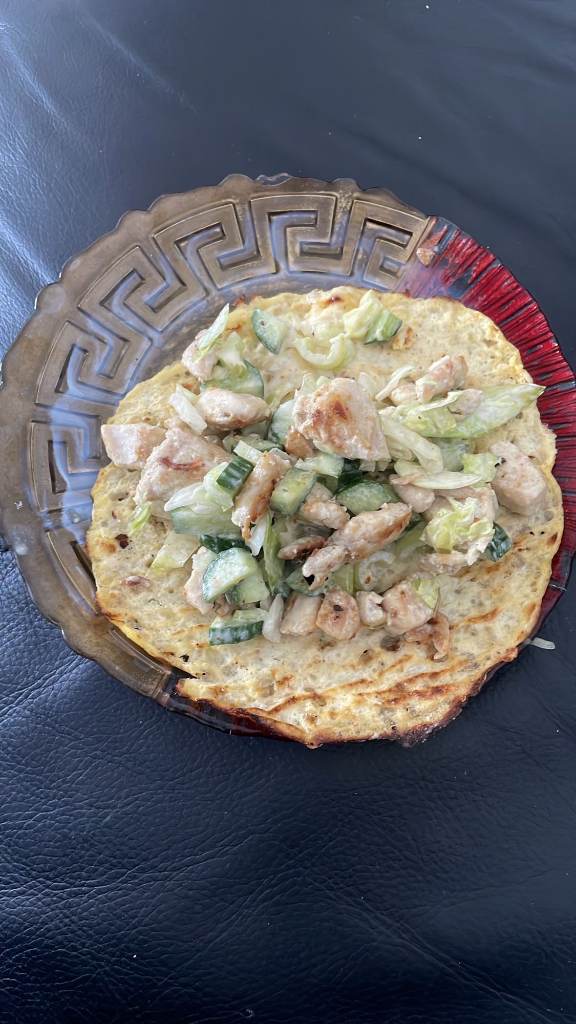 Kycklingwrap med grönsaker