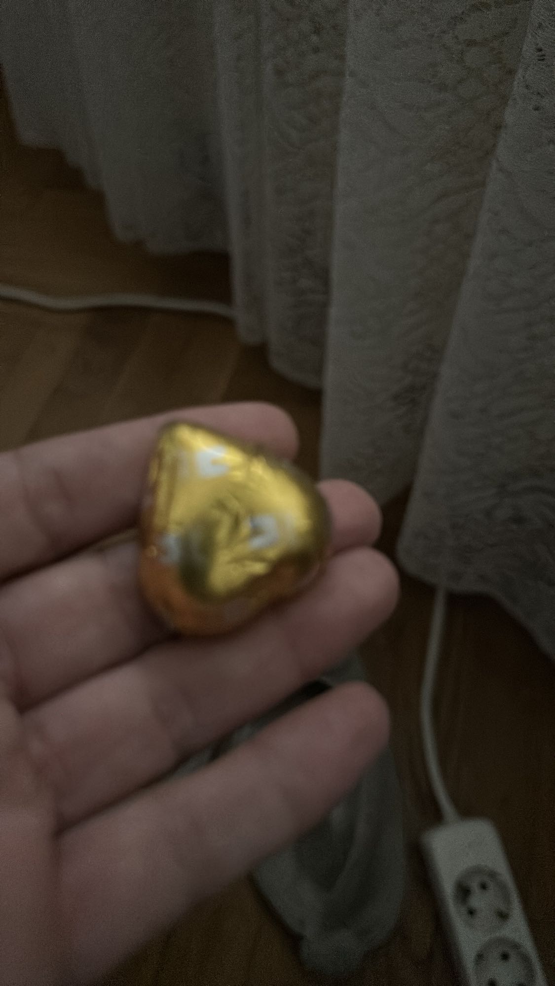 Heart-shaped chocolate