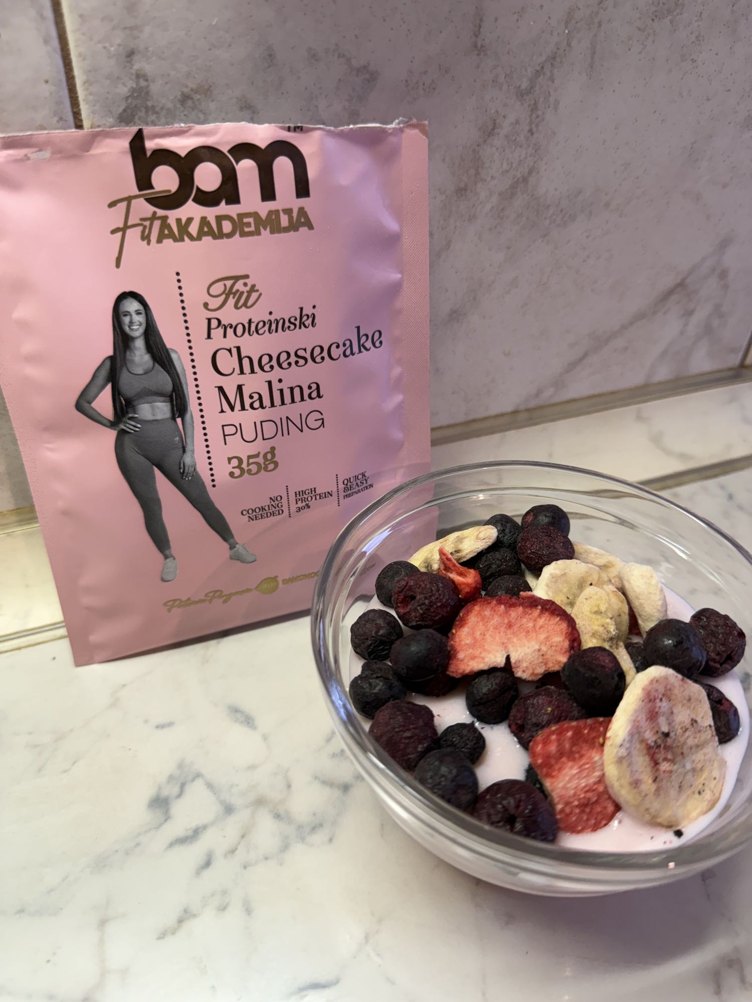 Berry Protein Pudding