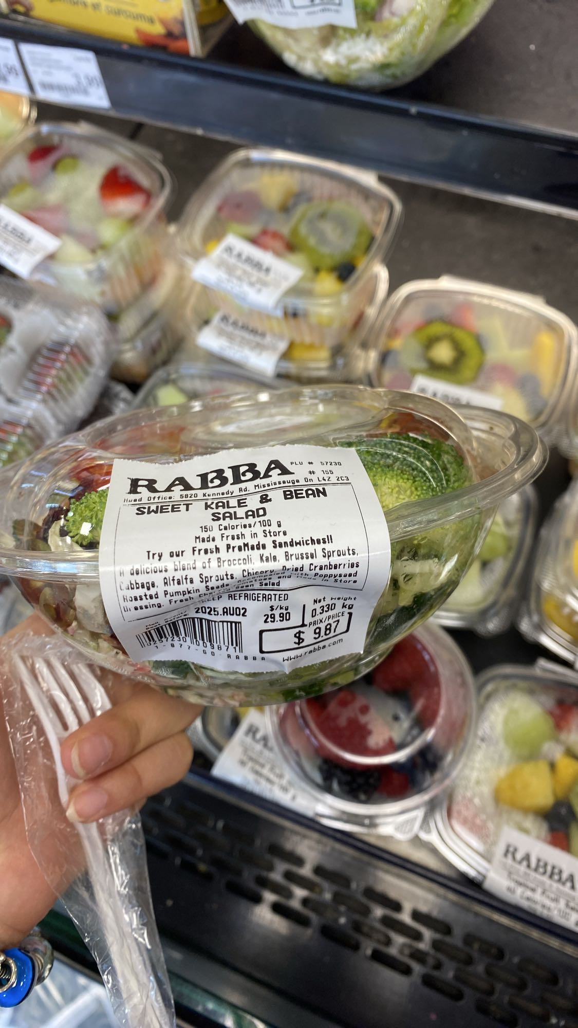 Zoete boerenkool & bonensalade