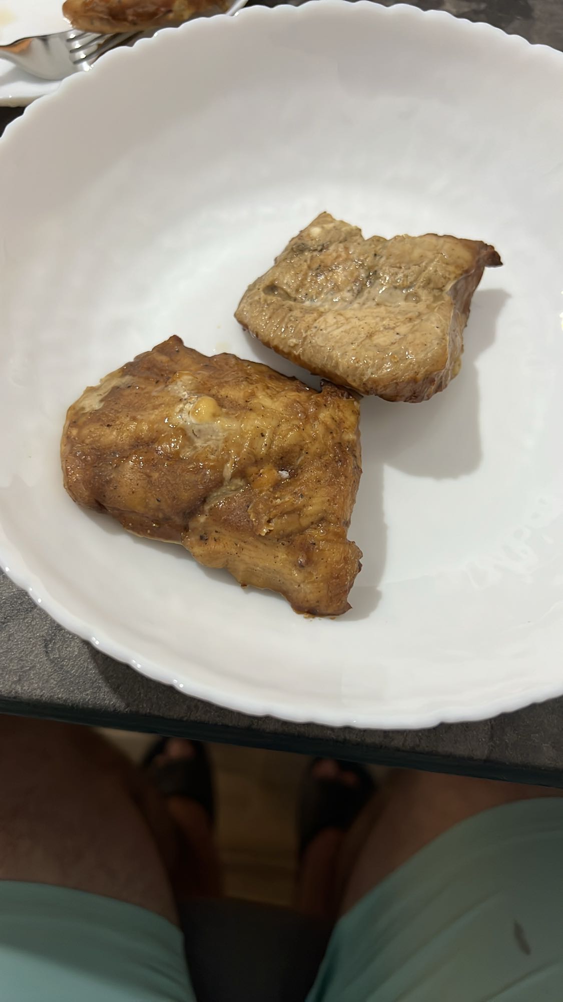 Խաշած հավի և տավարի միս