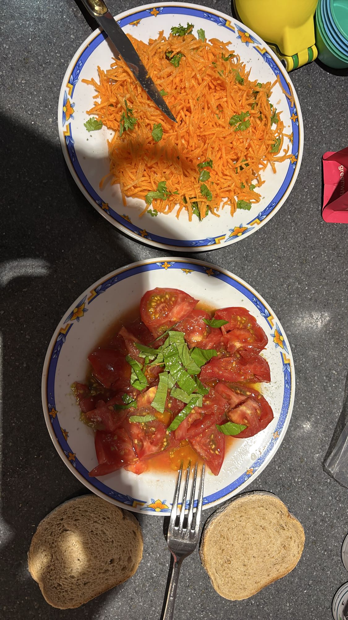 Salade carotte tomate