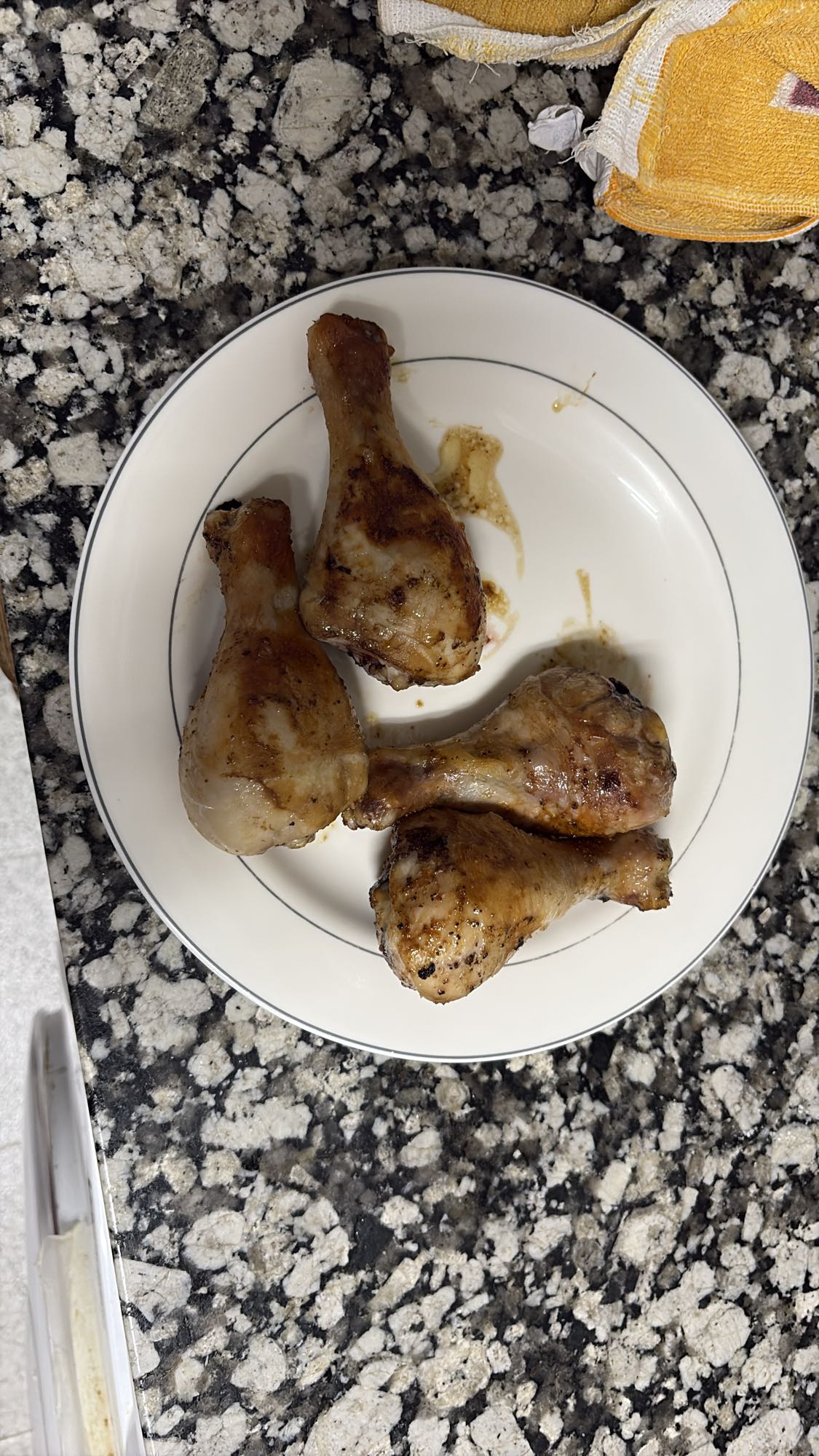 Muslos de pollo asados