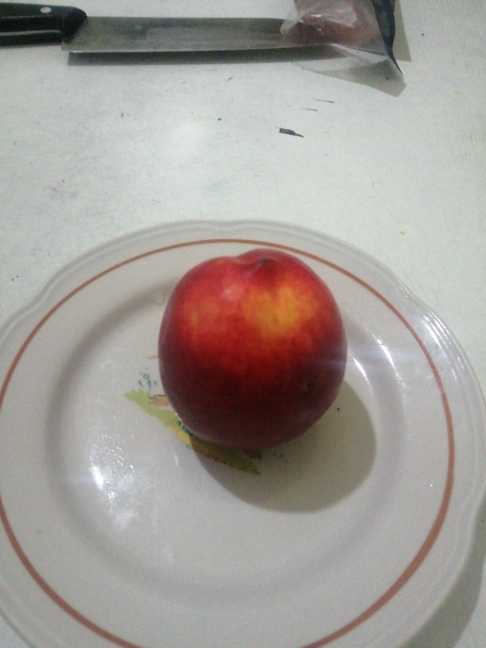 Whole nectarine