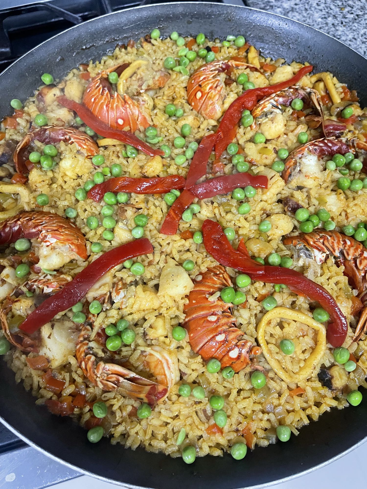 Paella de mariscos