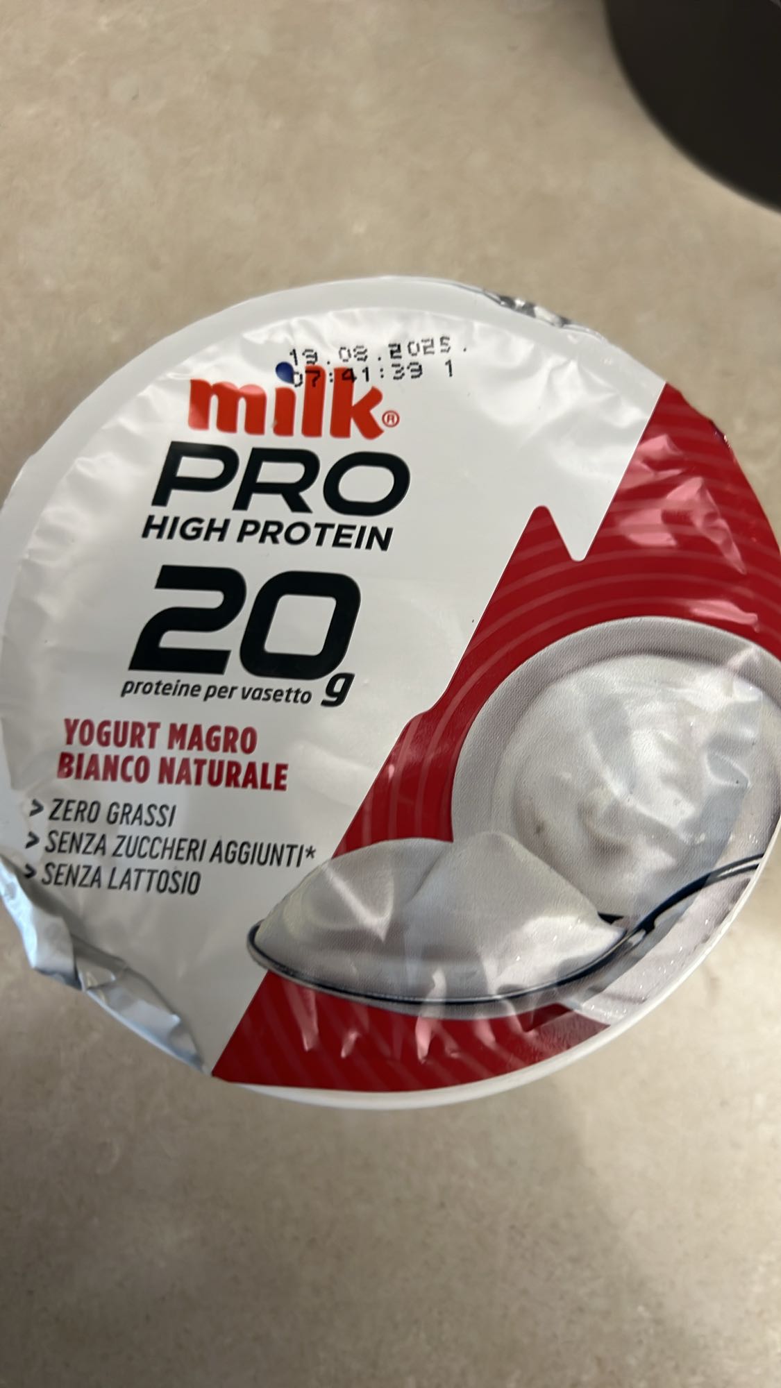 Yogurt magro proteico