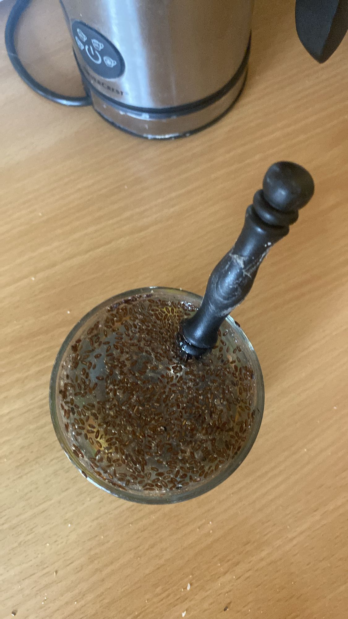 napój z siemieniem lnianym