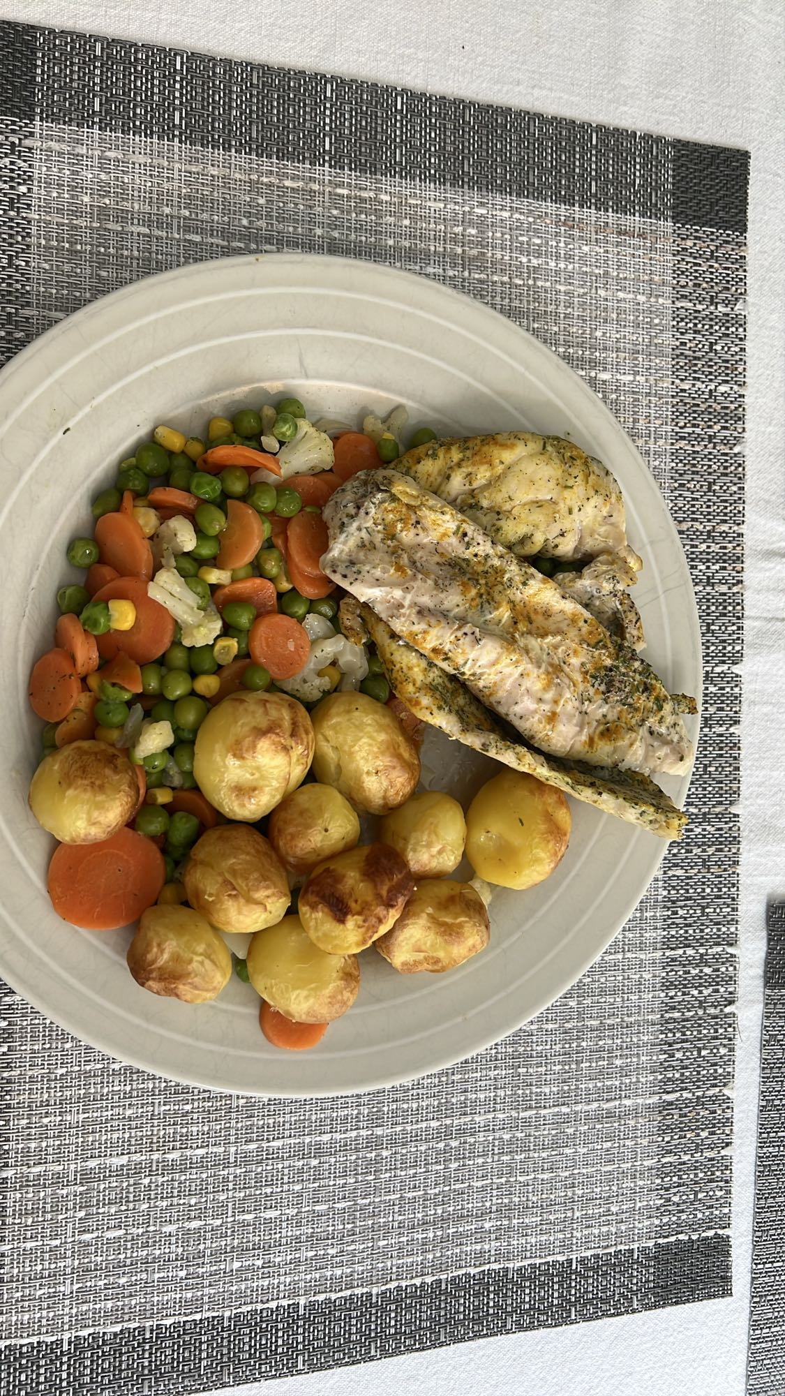 Kurczak z warzywami i ziemniakami