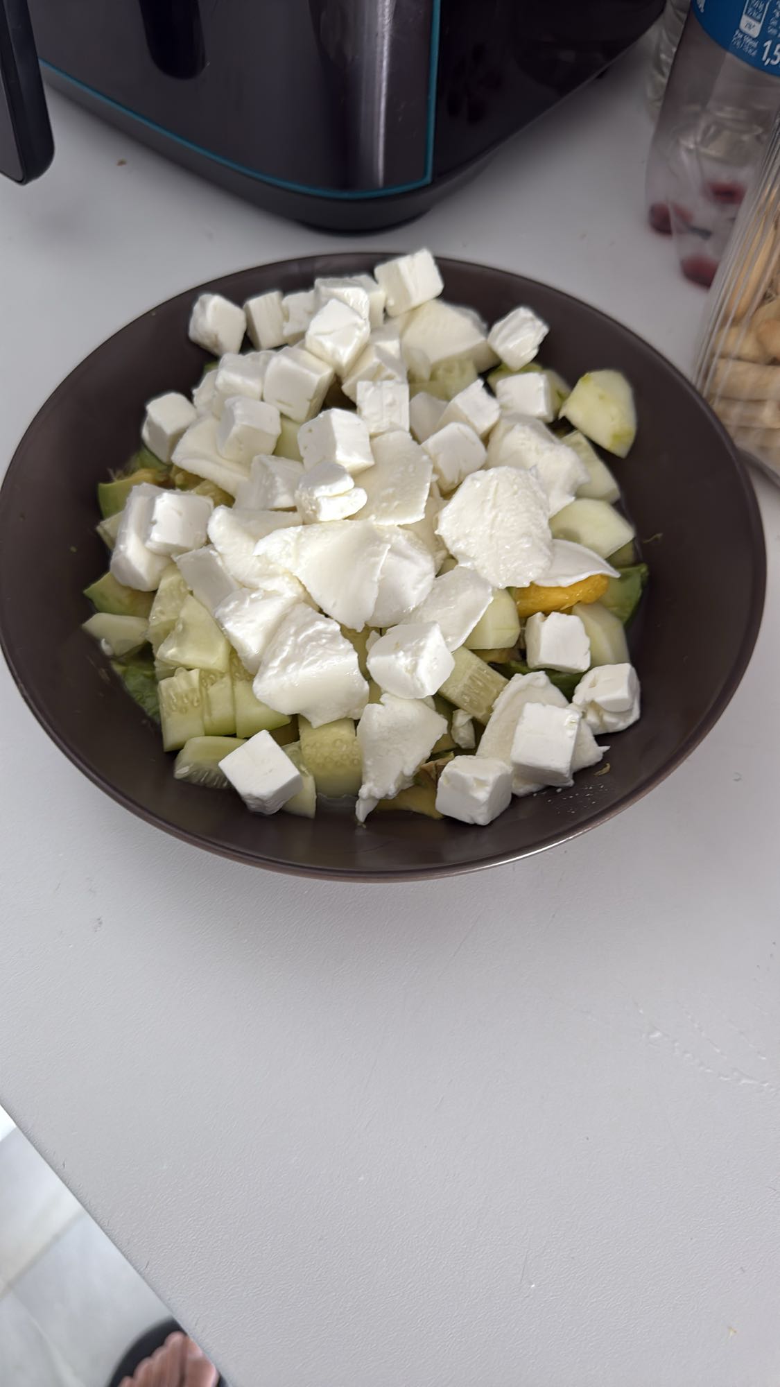ensalada con queso feta