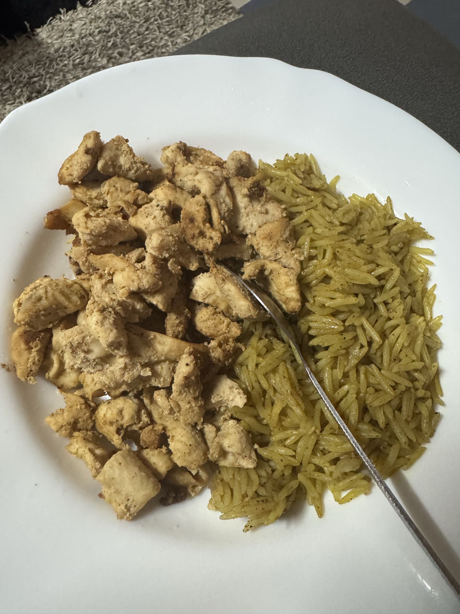 Chicken and spiced rice