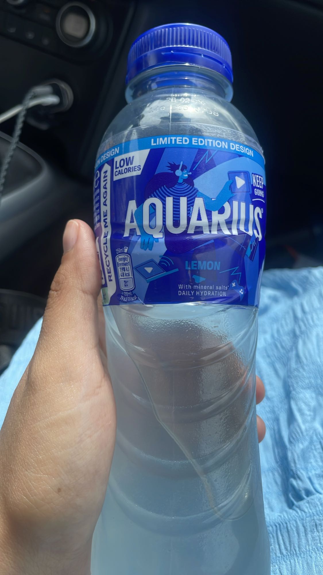 Boisson Aquarius citron