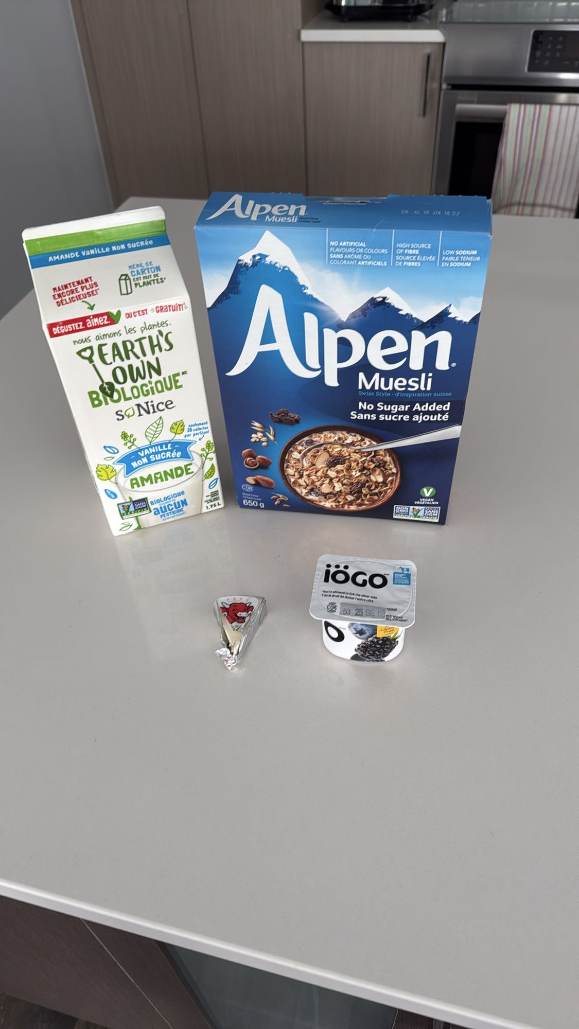 Petit-déjeuner muesli