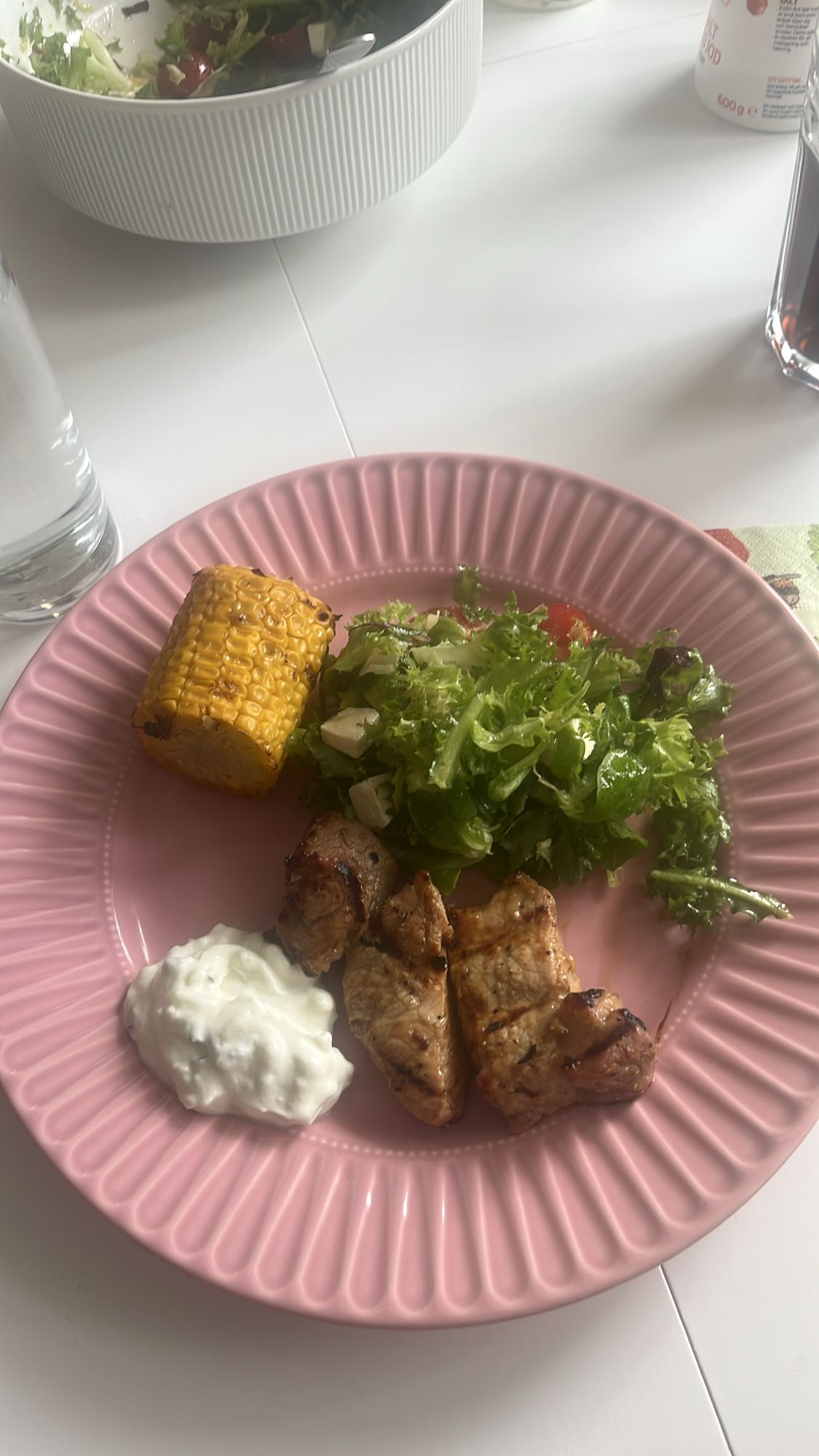 Grillad kycklingtallrik