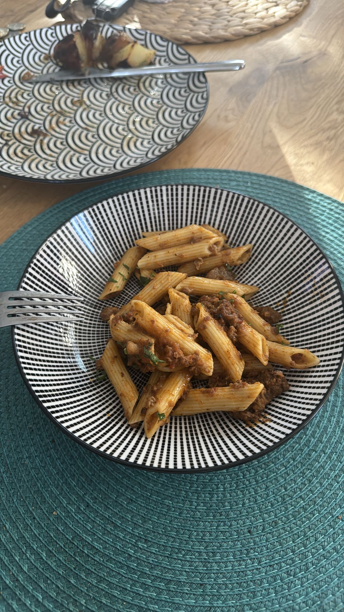 Penne mit Fleischsauce