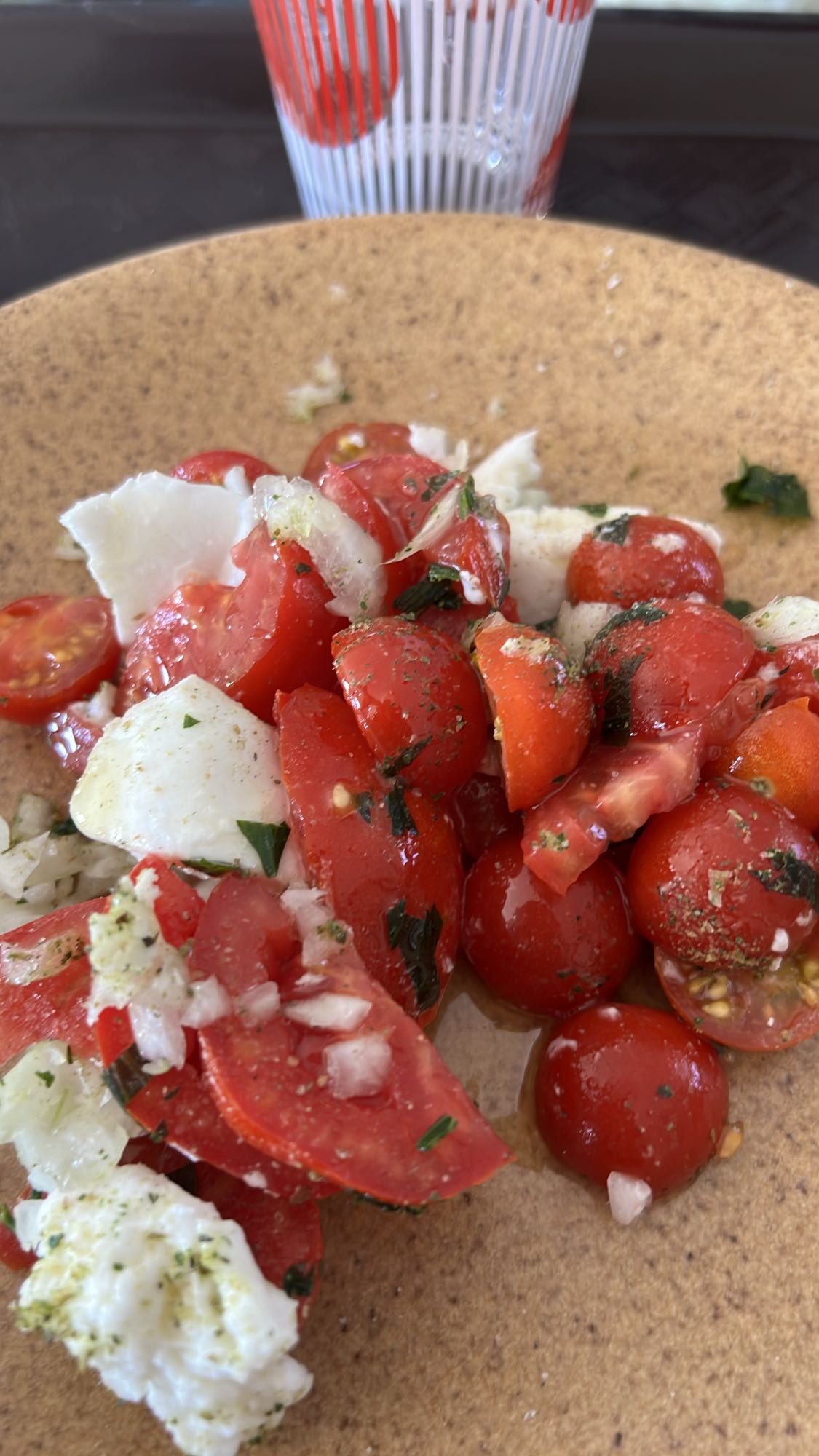 Salade tomate mozzarella
