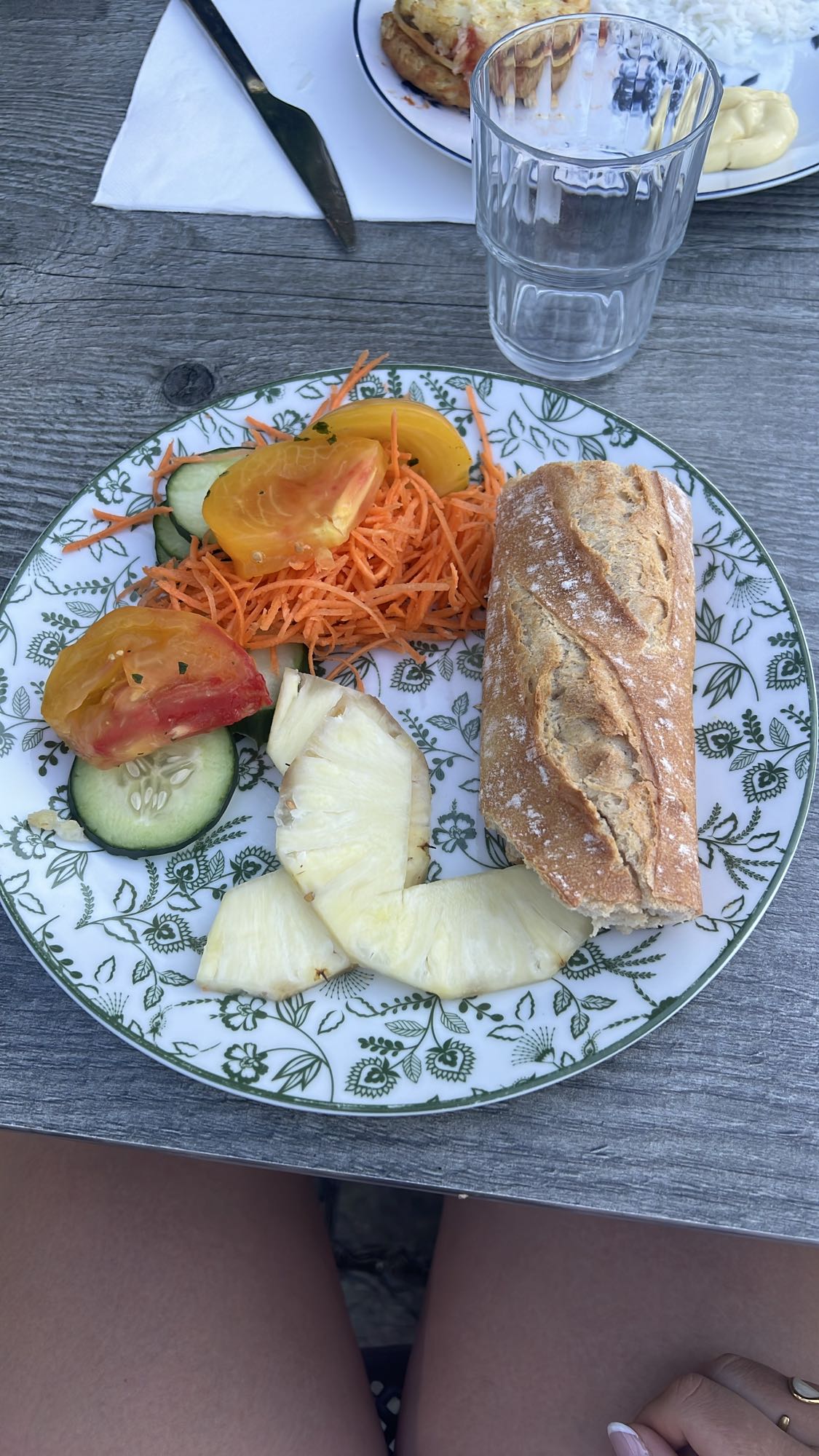 Zomerse lunchbord