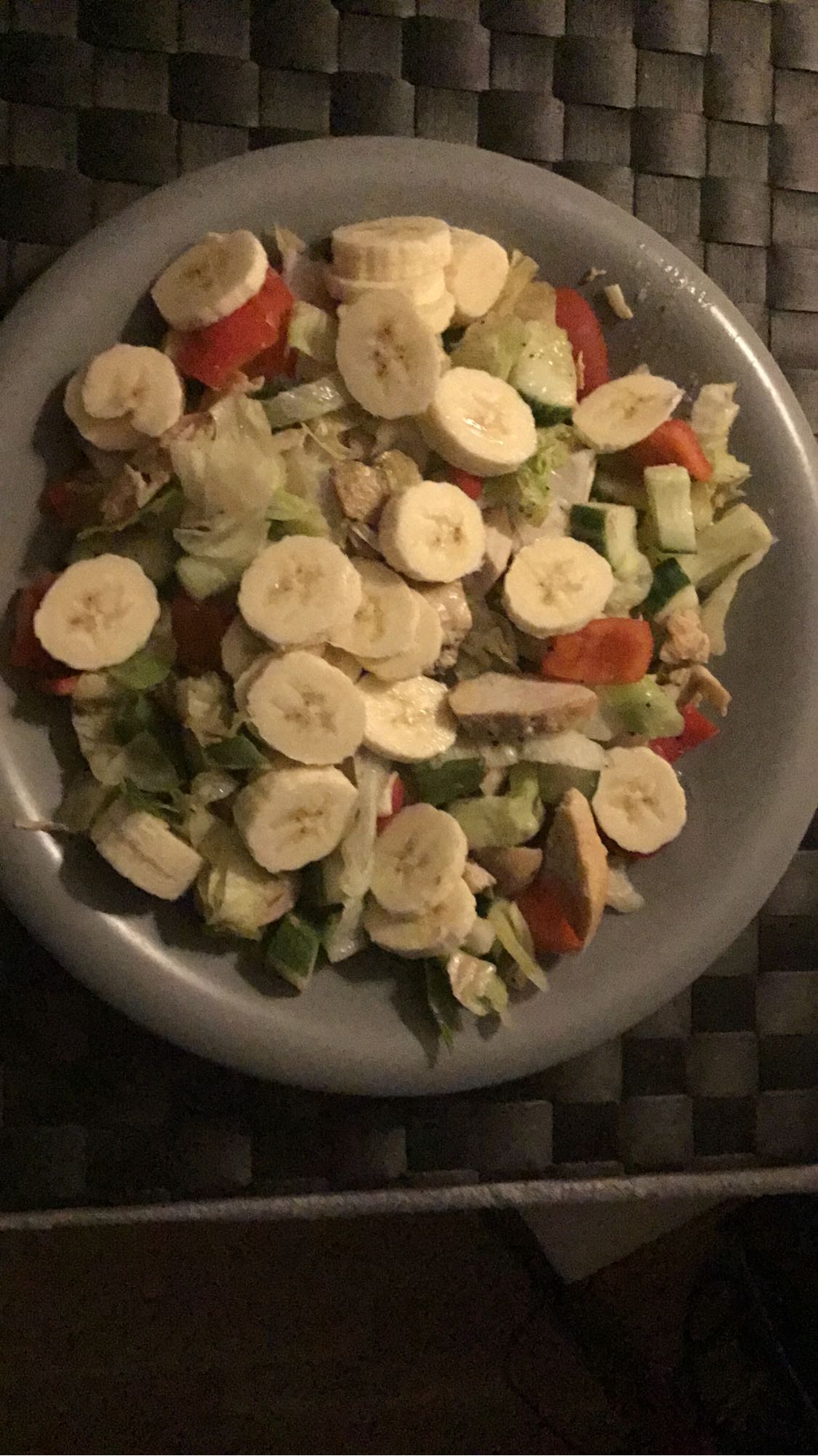 Kycklingsallad med banan